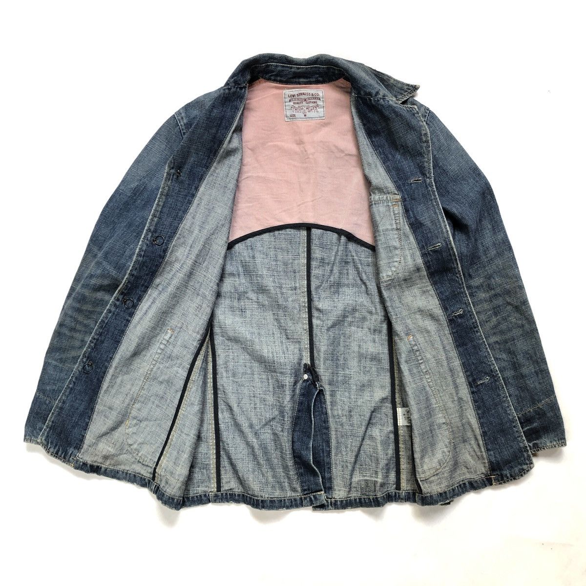 Levi's Vintage Levi’s Workwear Chore Denim Coat Jacket Size US M / EU 48-50 / 2 - 4 Thumbnail