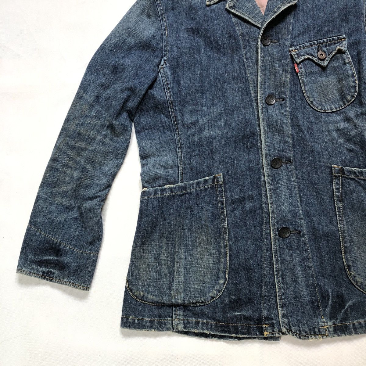 Levi's Vintage Levi’s Workwear Chore Denim Coat Jacket Size US M / EU 48-50 / 2 - 6 Thumbnail