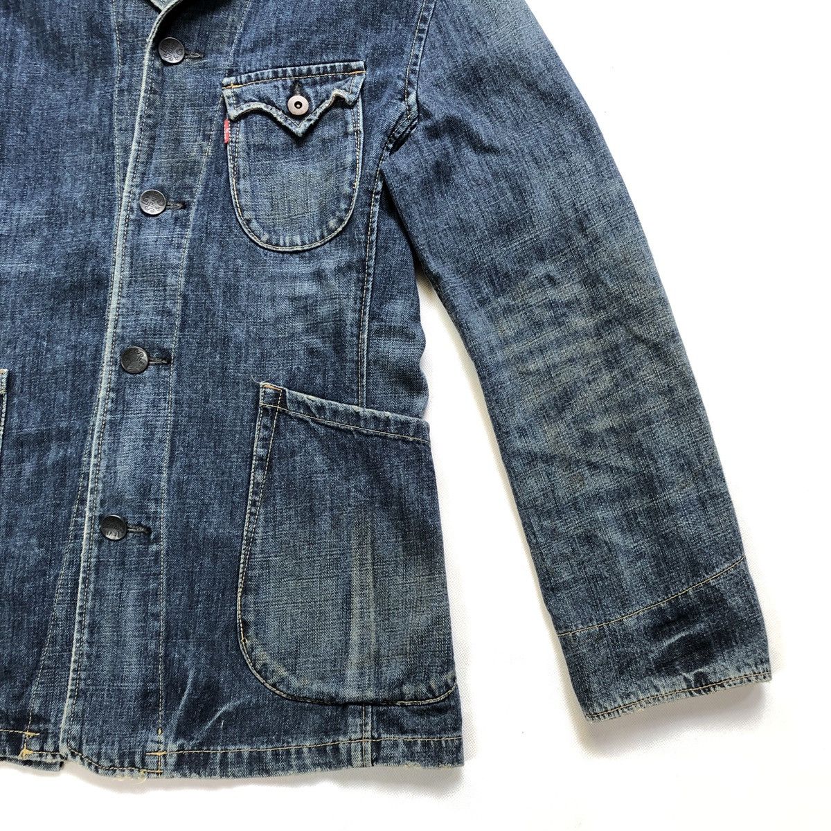 Levi's Vintage Levi’s Workwear Chore Denim Coat Jacket Size US M / EU 48-50 / 2 - 5 Thumbnail