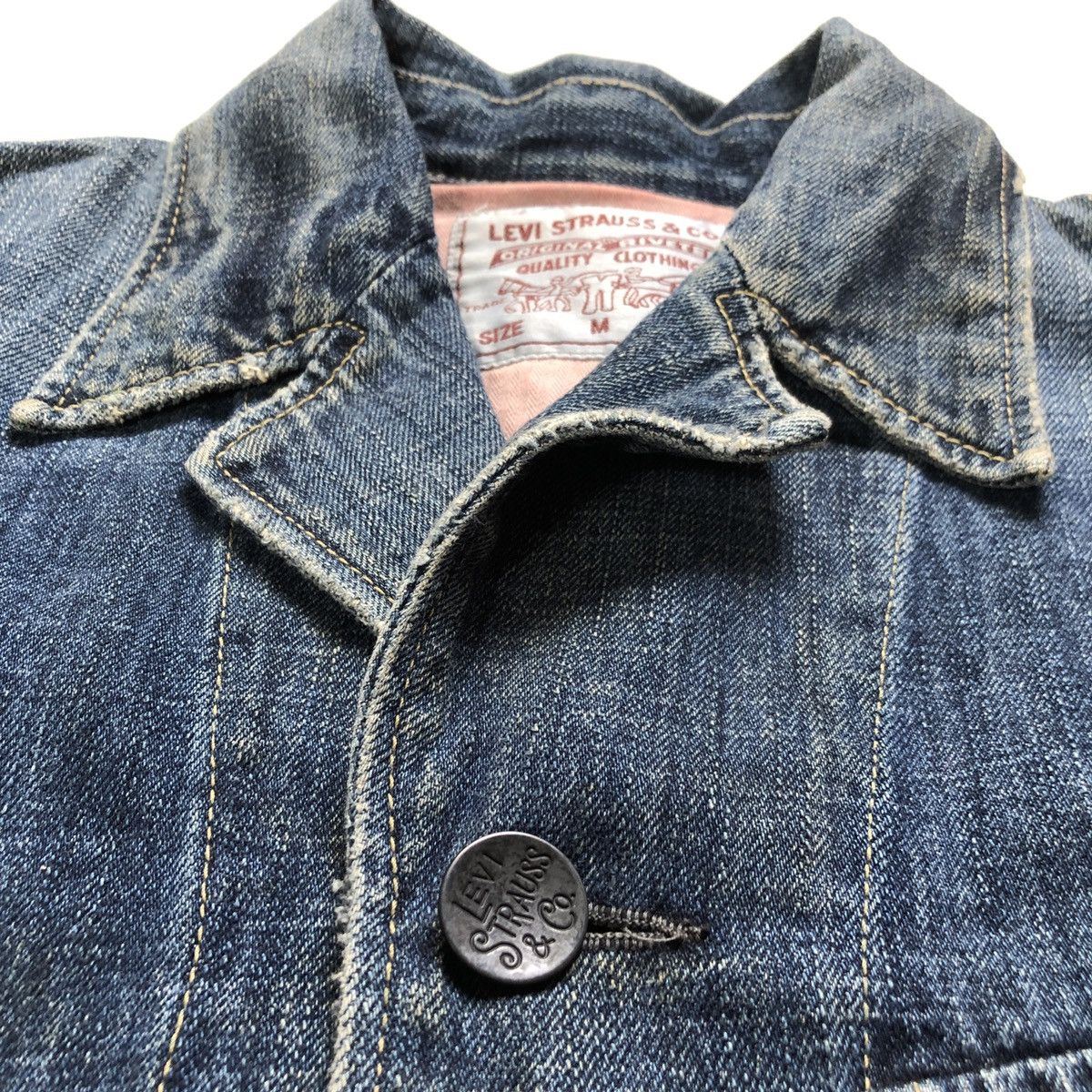 Levi's Vintage Levi’s Workwear Chore Denim Coat Jacket Size US M / EU 48-50 / 2 - 8 Thumbnail