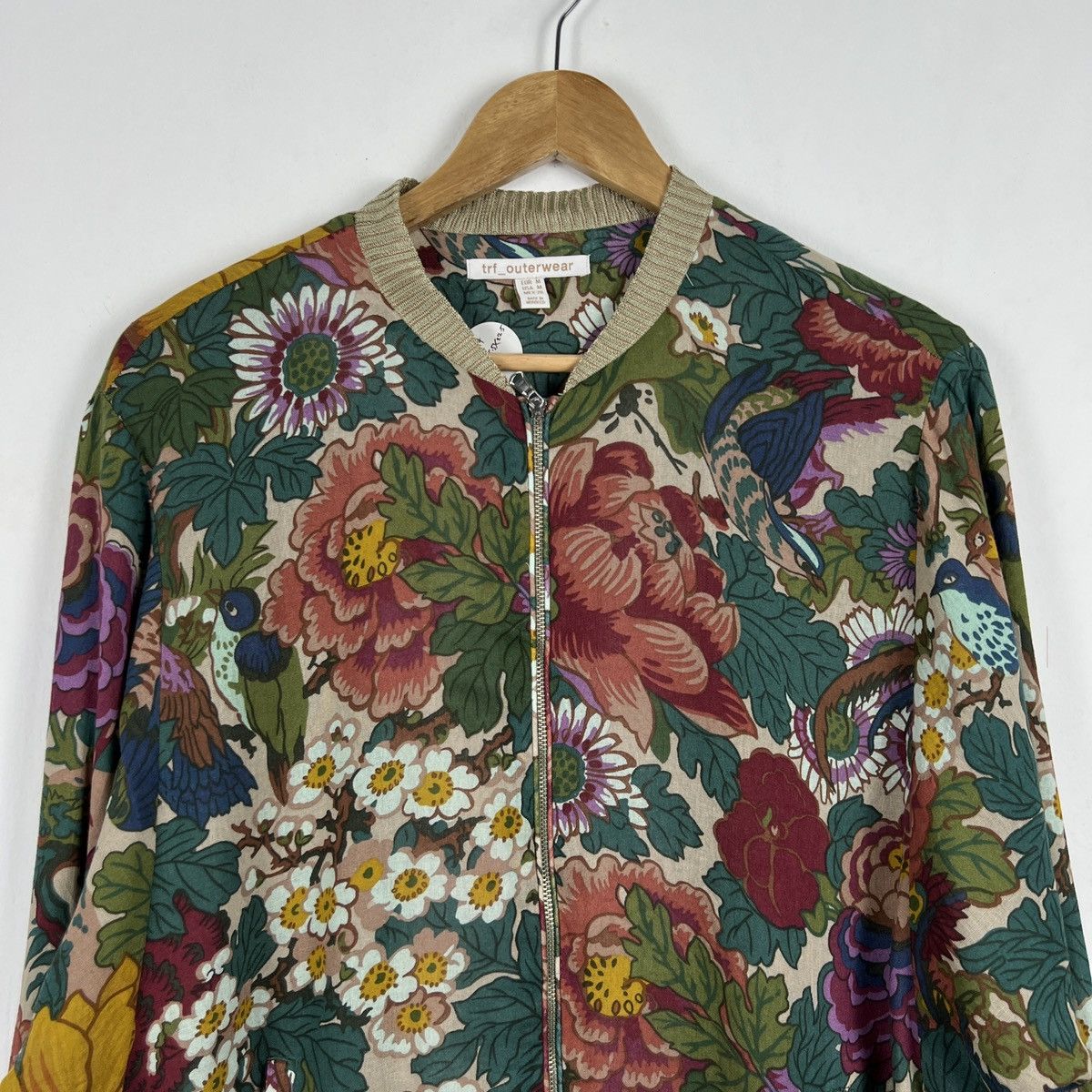 Japanese Brand × Vintage Vintage Trf_outwear Floral Jacket Size S / US 4 / IT 40 - 2 Thumbnail