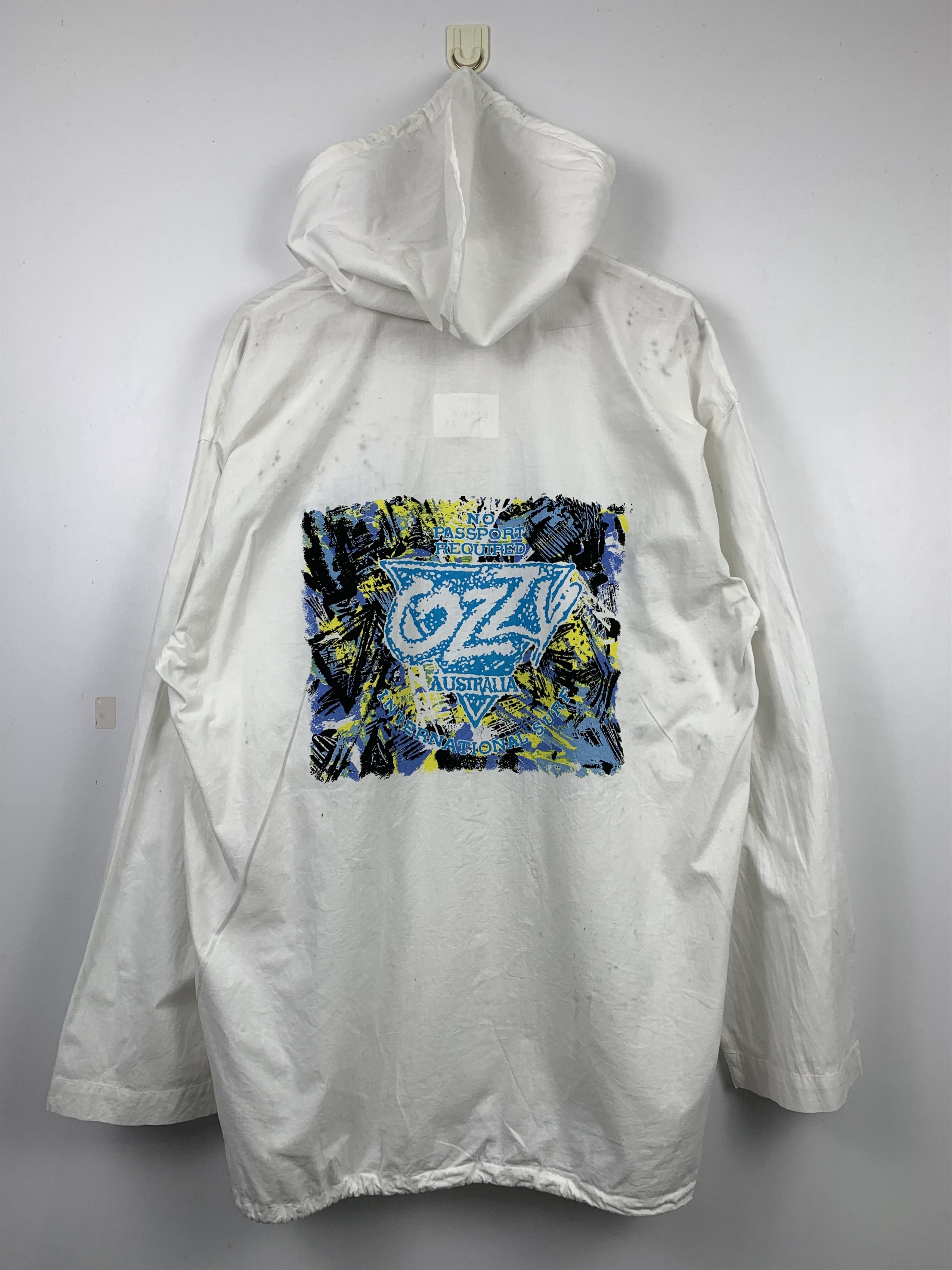 Vintage Surf Ozzy Australia Windbreaker Jackets J0572