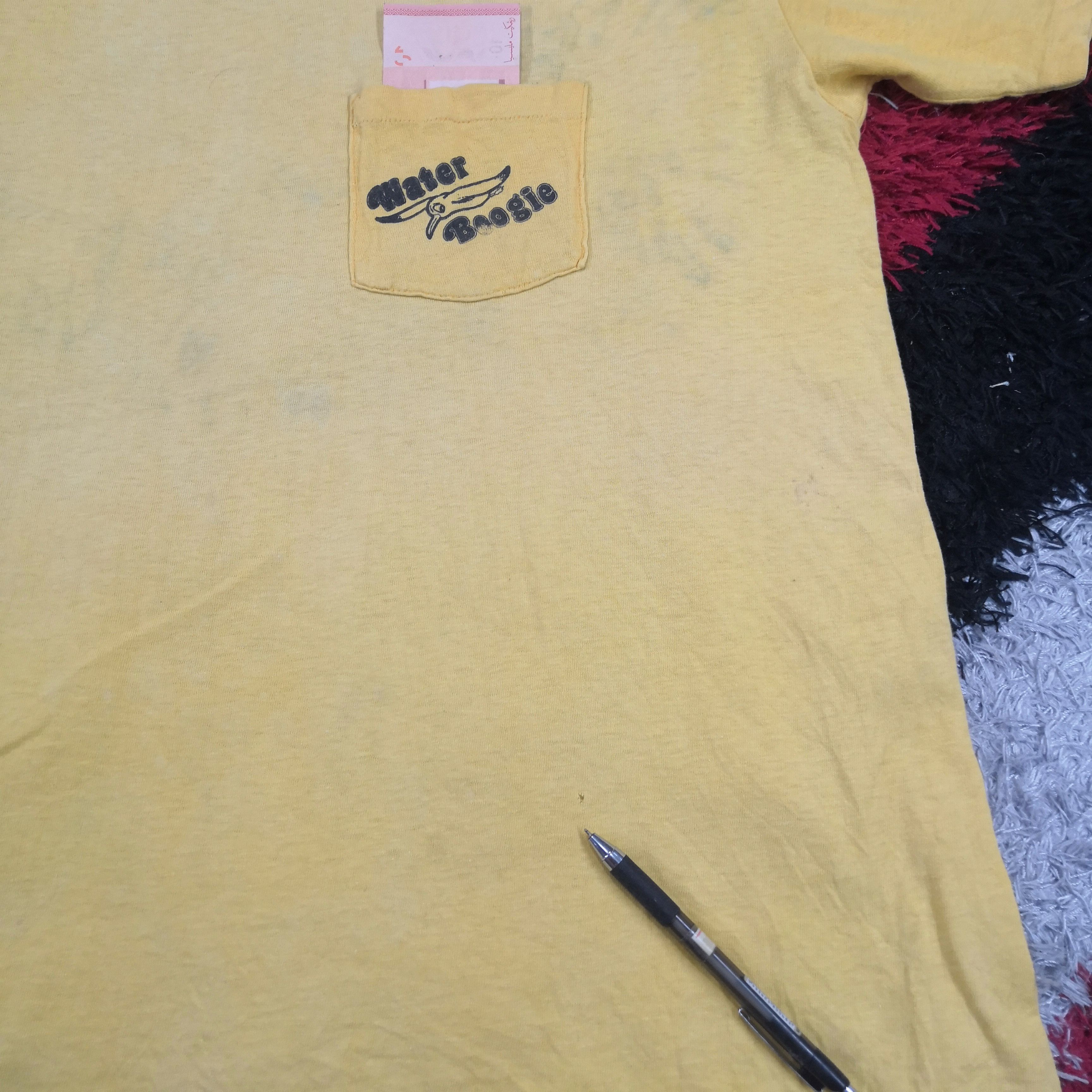 Vintage Vintage 80s Water Boogie T Shirt Vintage Selvedge Tees Size US L / EU 52-54 / 3 - 8 Thumbnail