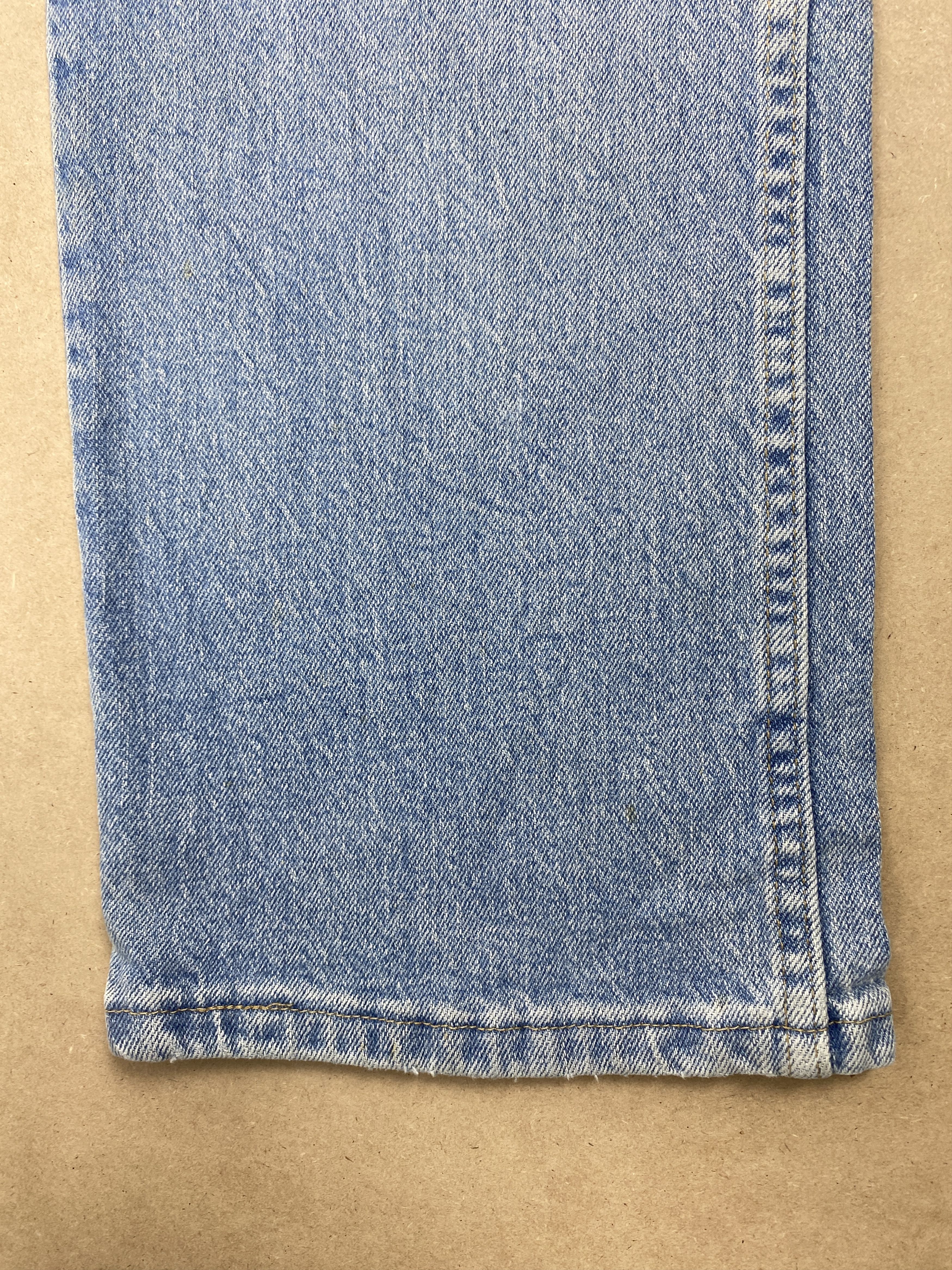 Vintage Vintage Wrangler Straight Cut Distressed Faded Light Wash Size US 38 / EU 54 - 4 Thumbnail