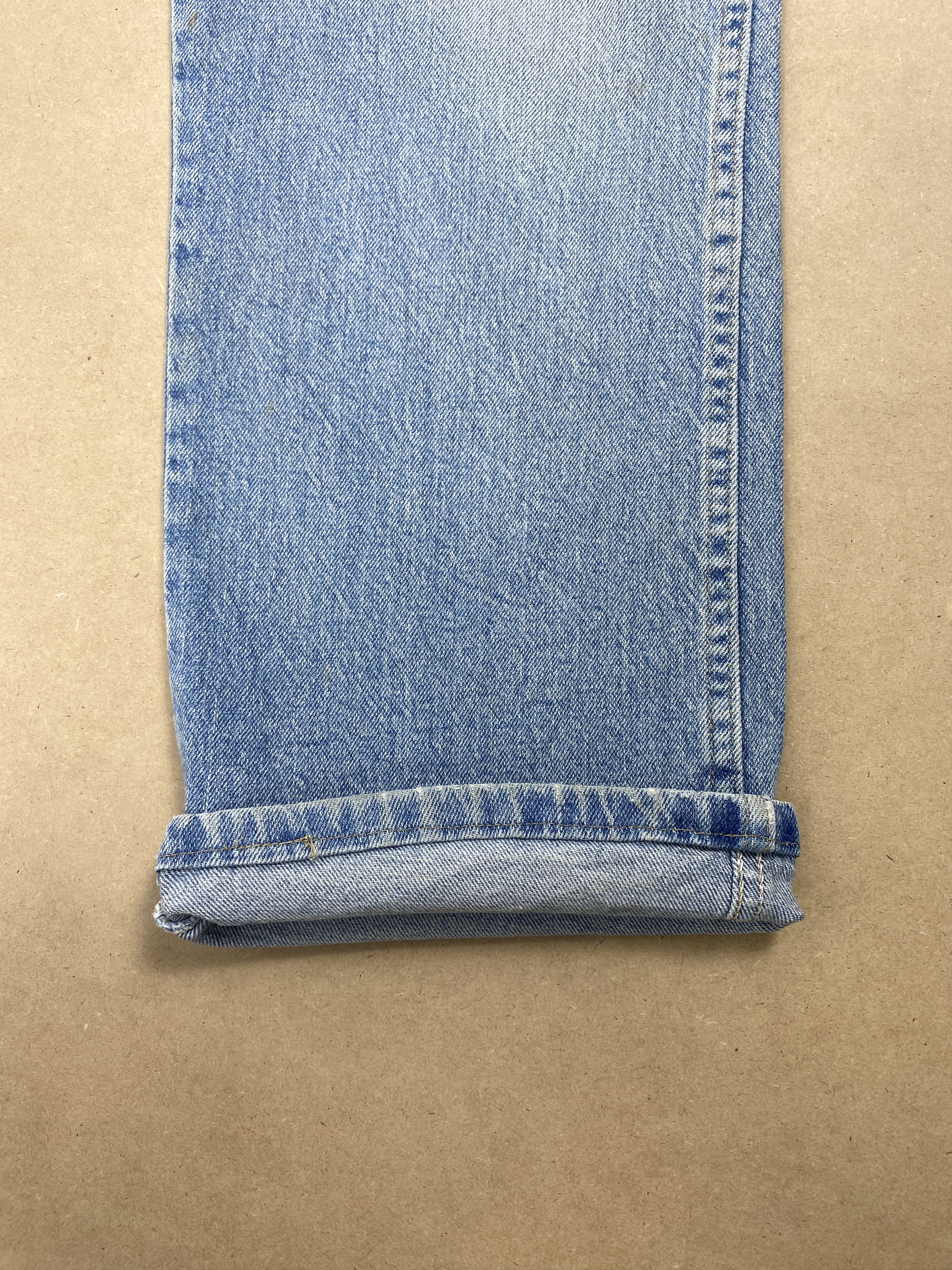 Vintage Vintage Wrangler Straight Cut Distressed Faded Light Wash Size US 38 / EU 54 - 5 Thumbnail