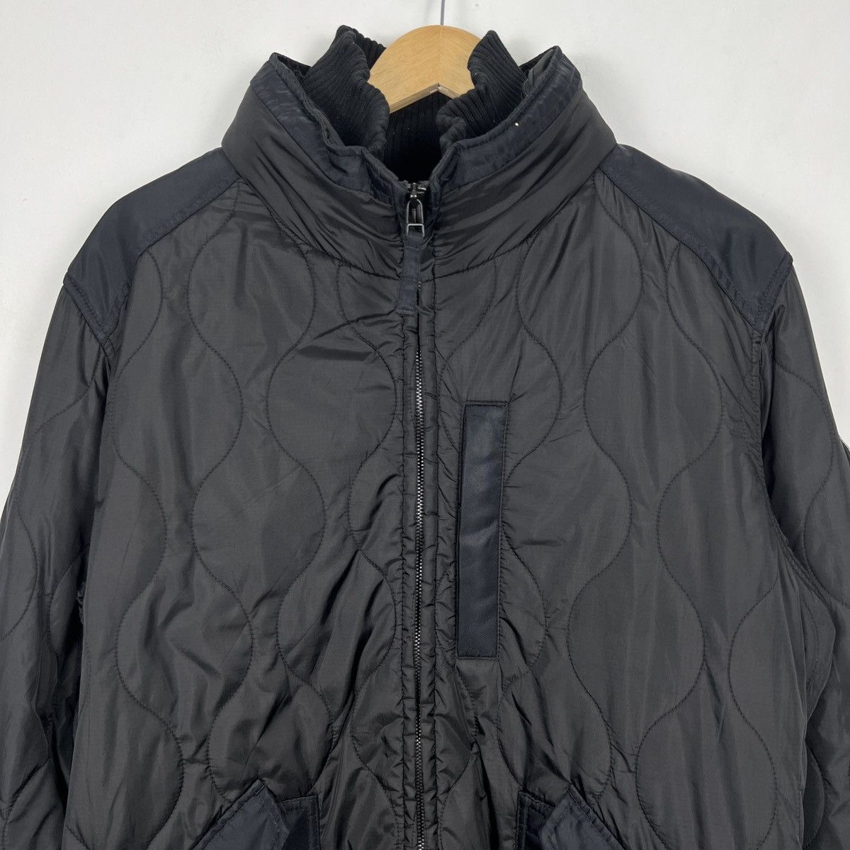 Alpha Industries Vintage Alpha Industries Quilted Jacket J0062 Size US XL / EU 56 / 4 - 2 Thumbnail