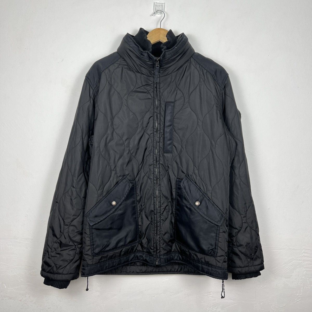 Alpha Industries Vintage Alpha Industries Quilted Jacket J0062 Size US XL / EU 56 / 4 - 1 Thumbnail
