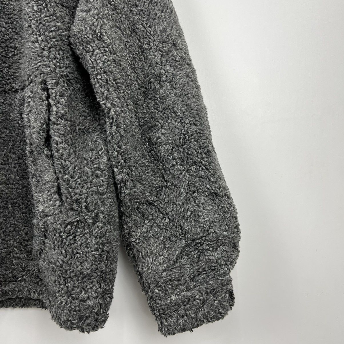 Japanese Brand Vintage Fleece Button Jacket J0016 Size US L / EU 52-54 / 3 - 3 Thumbnail