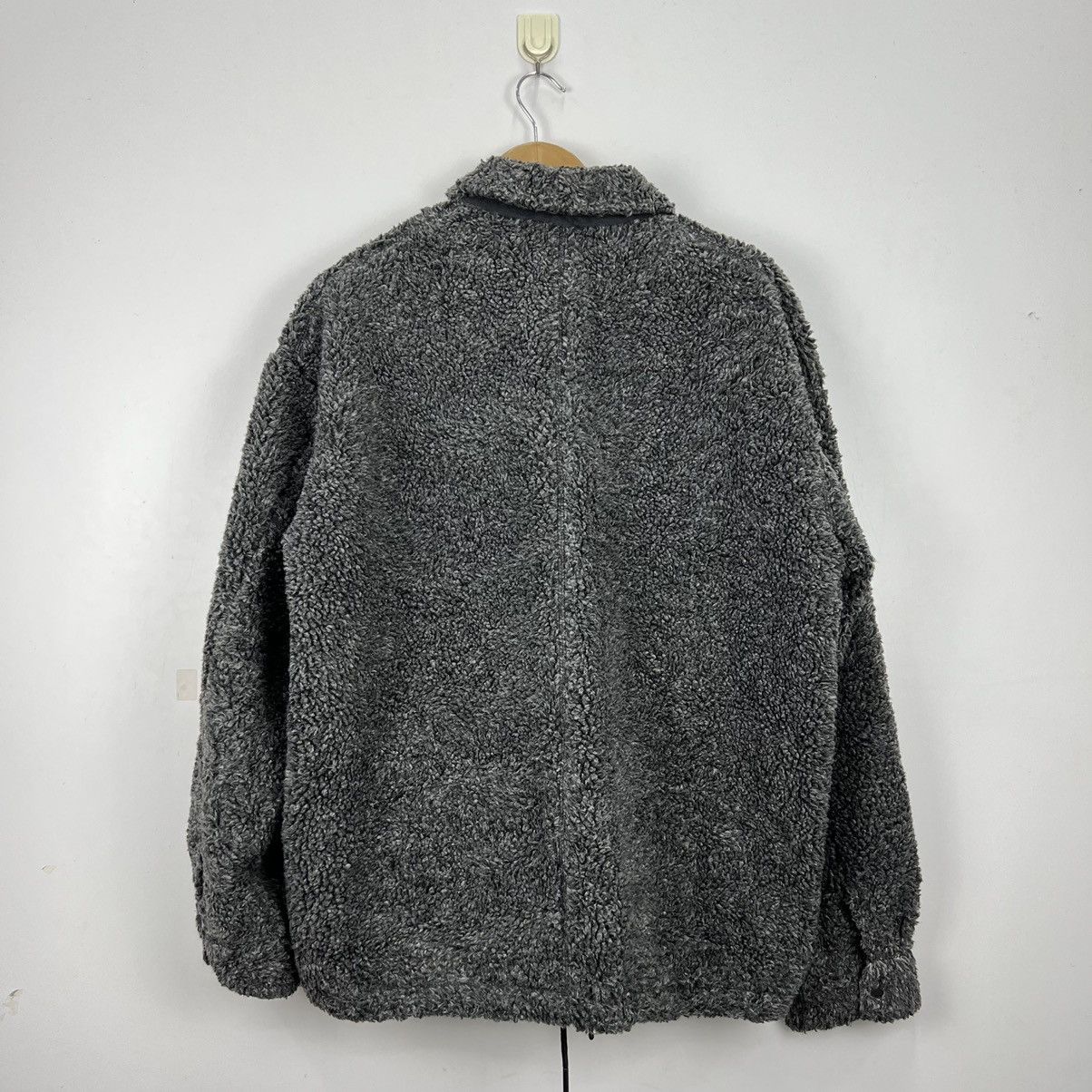 Japanese Brand Vintage Fleece Button Jacket J0016 Size US L / EU 52-54 / 3 - 7 Thumbnail