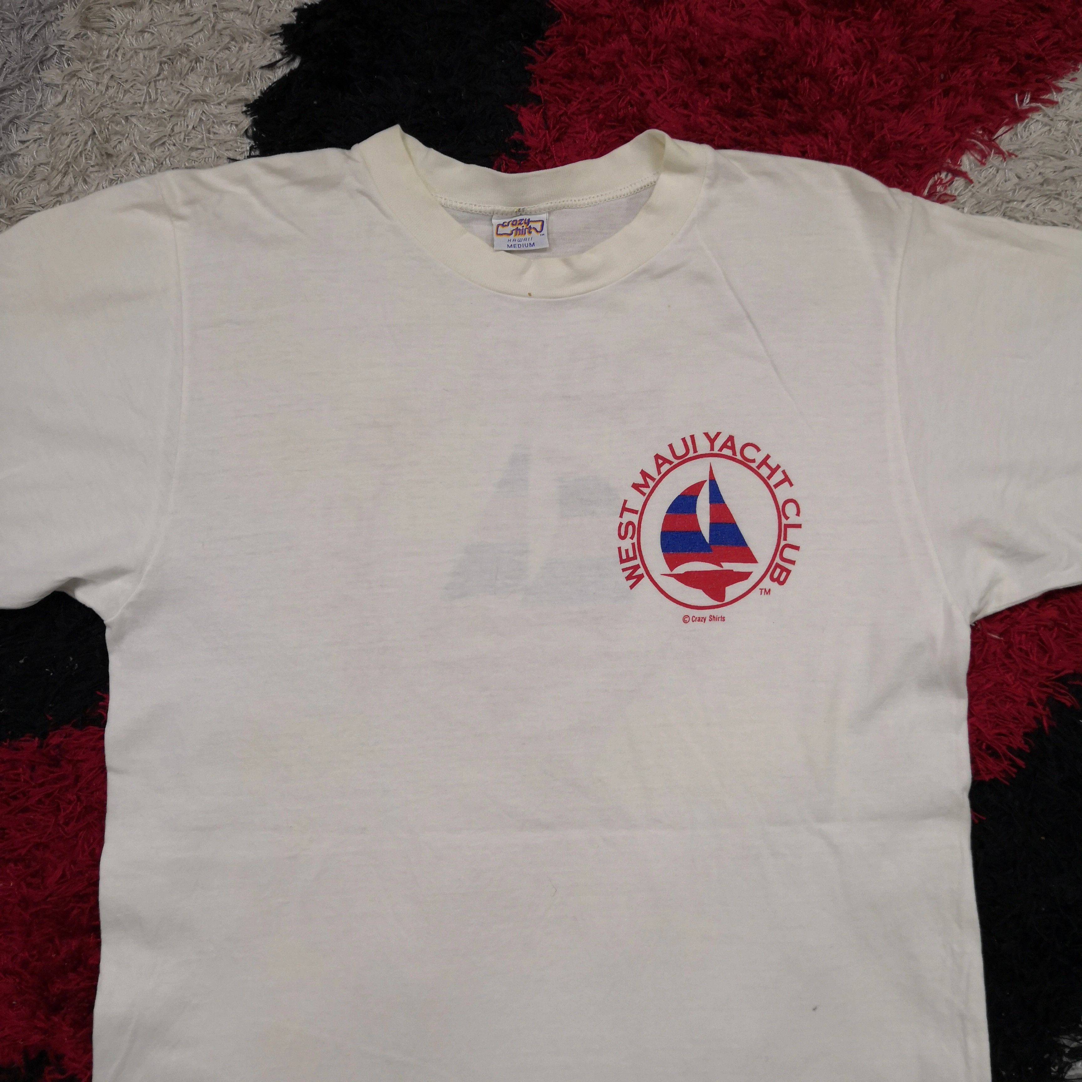 Vintage Vintage 80s Crazy Shirt T Shirt West Maui Yacht 56789 Size US S / EU 44-46 / 1 - 5 Thumbnail