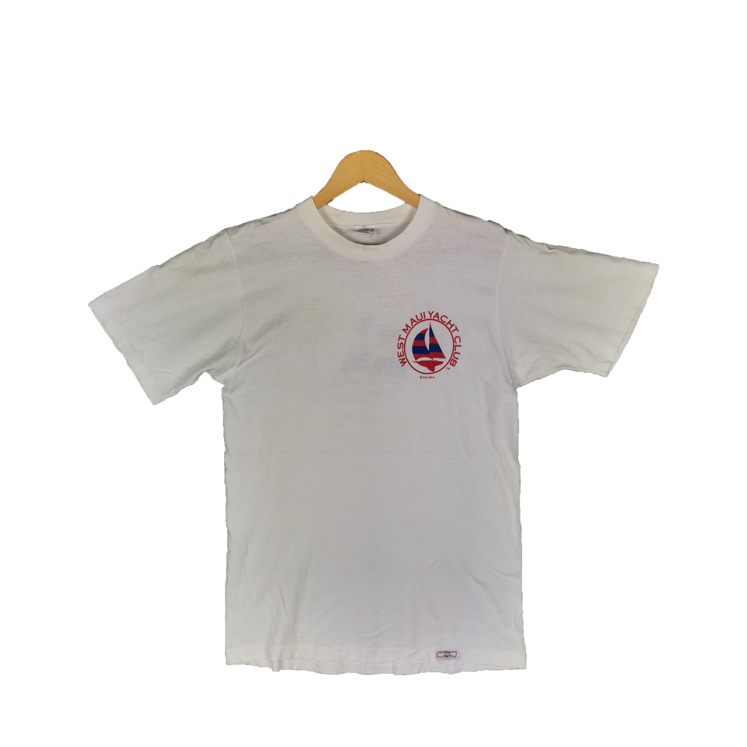 Vintage Vintage 80s Crazy Shirt T Shirt West Maui Yacht 56789 Size US S / EU 44-46 / 1 - 2 Thumbnail