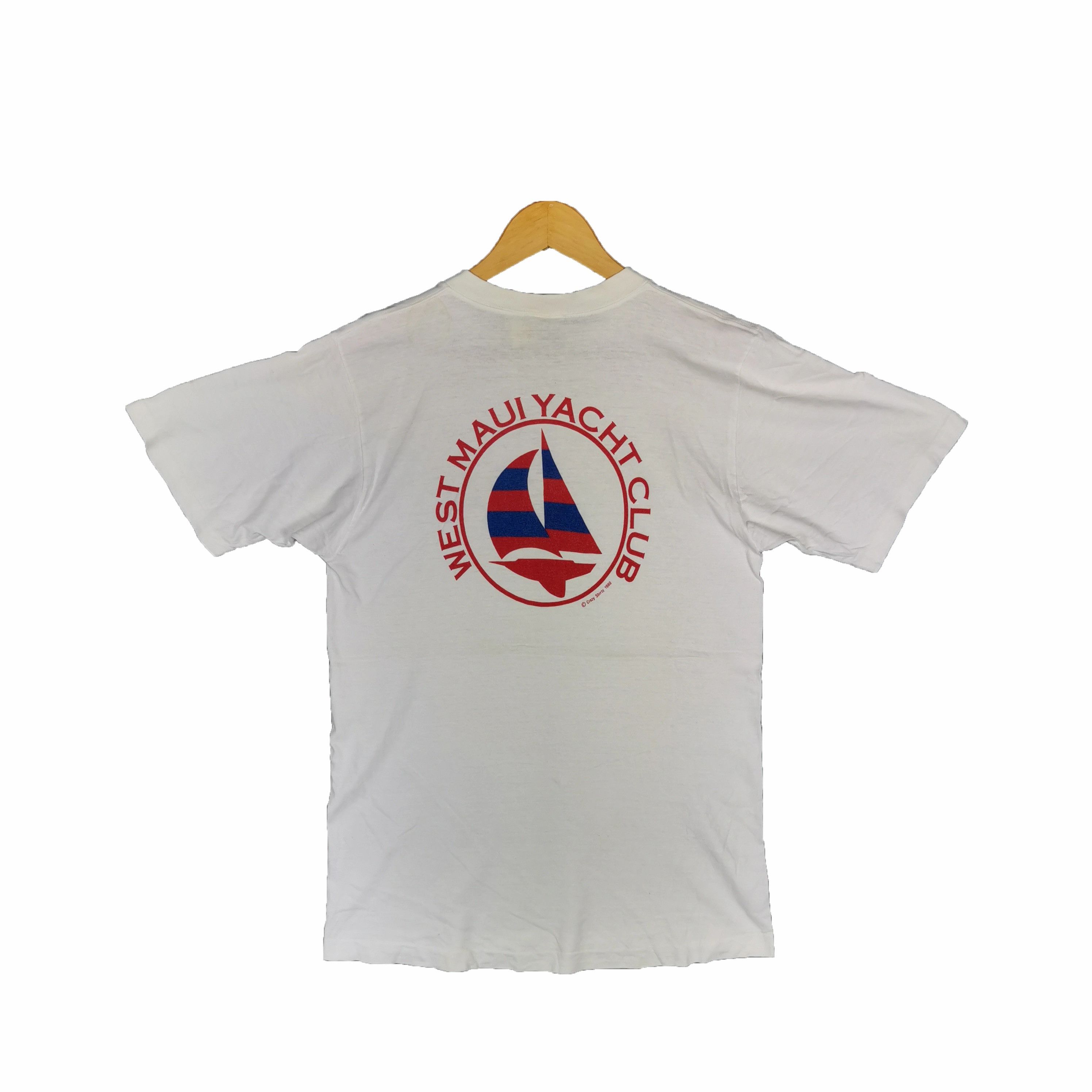 Vintage 80s Crazy Shirt T Shirt West Maui Yacht Club Tees