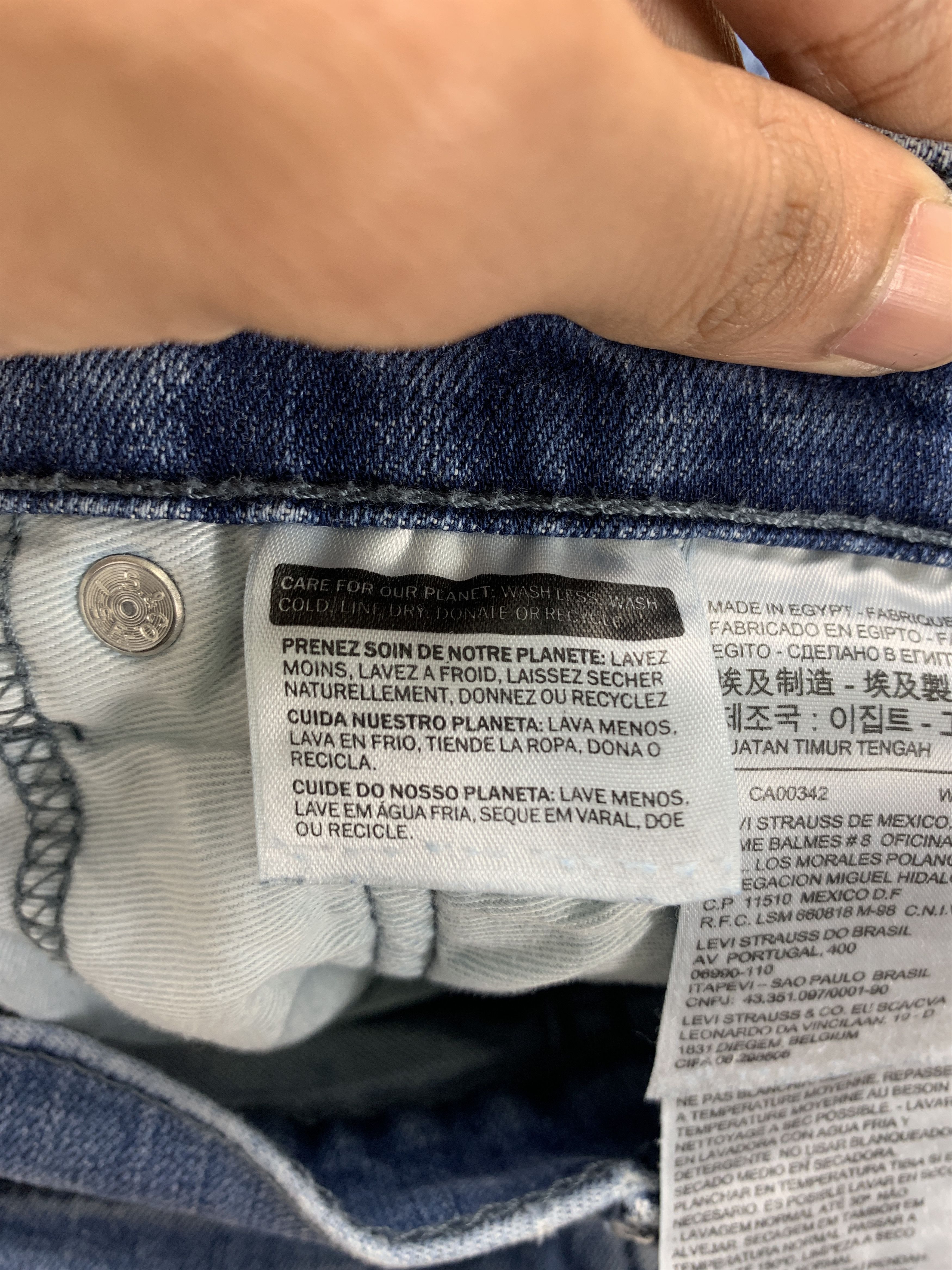 Levi's Vintage LEVI'S 514 Straightcut Mid Wash Jeans Size US 29 - 11 Thumbnail