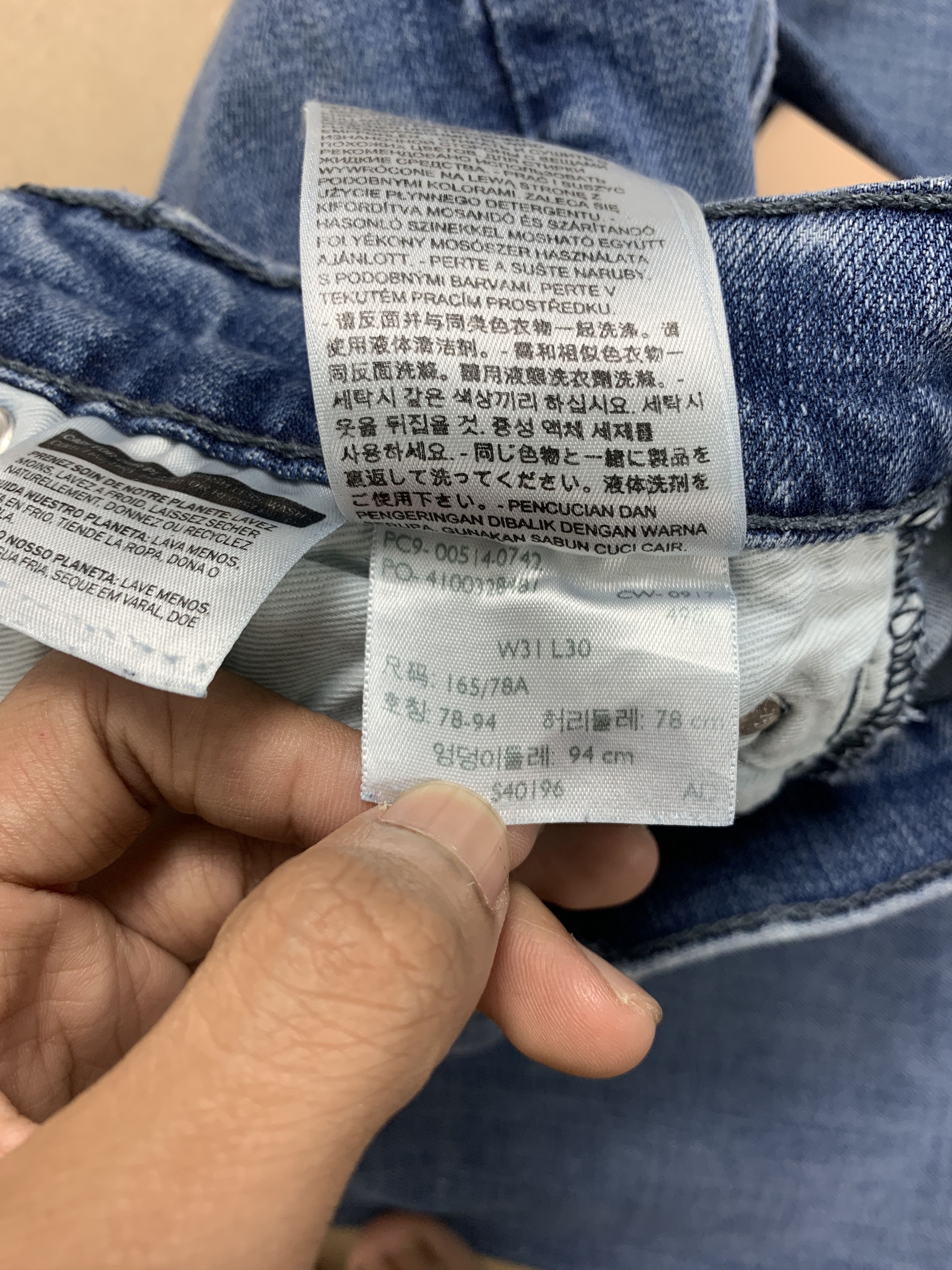 Levi's Vintage LEVI'S 514 Straightcut Mid Wash Jeans Size US 29 - 17 Thumbnail