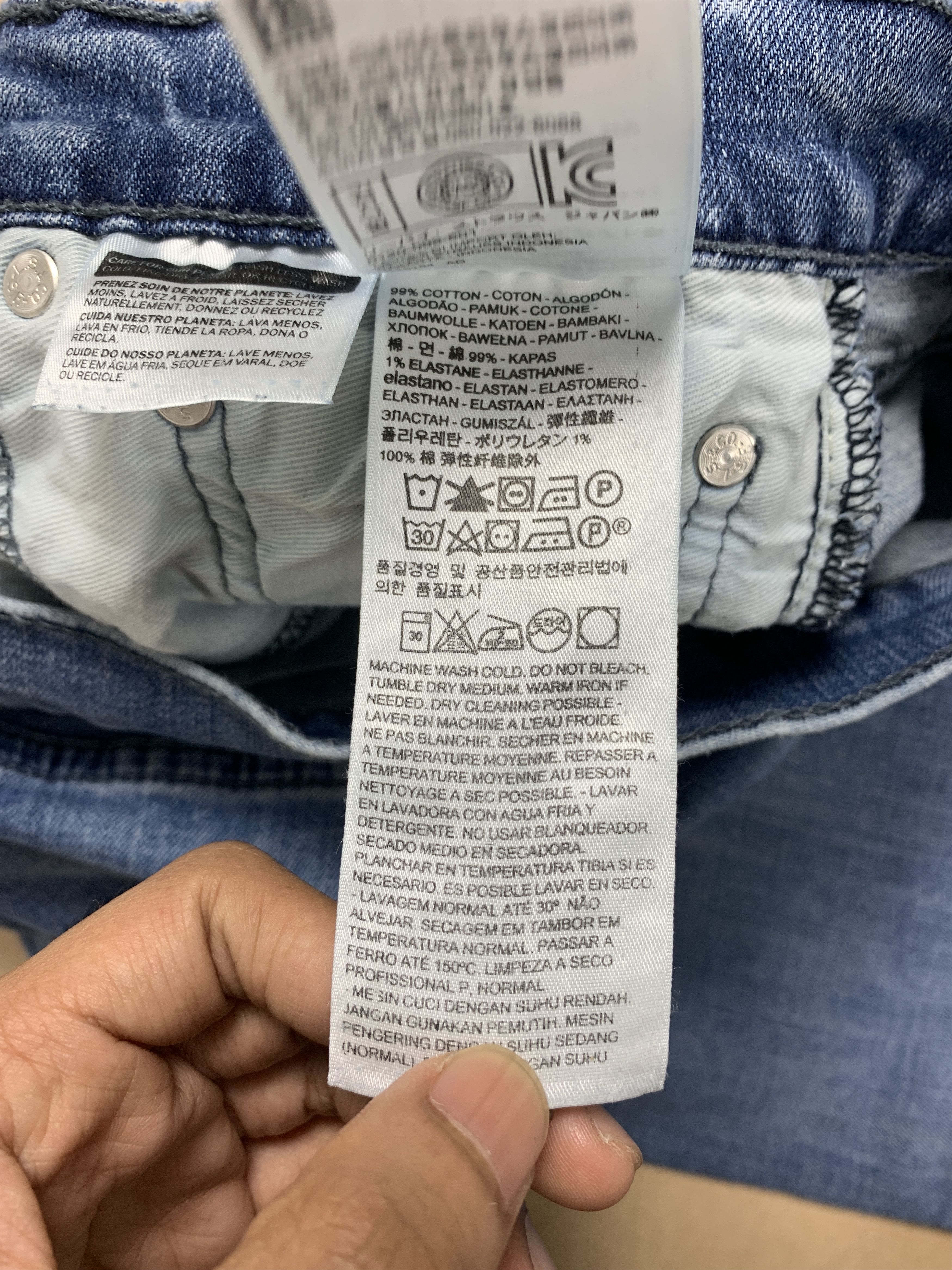 Levi's Vintage LEVI'S 514 Straightcut Mid Wash Jeans Size US 29 - 15 Thumbnail
