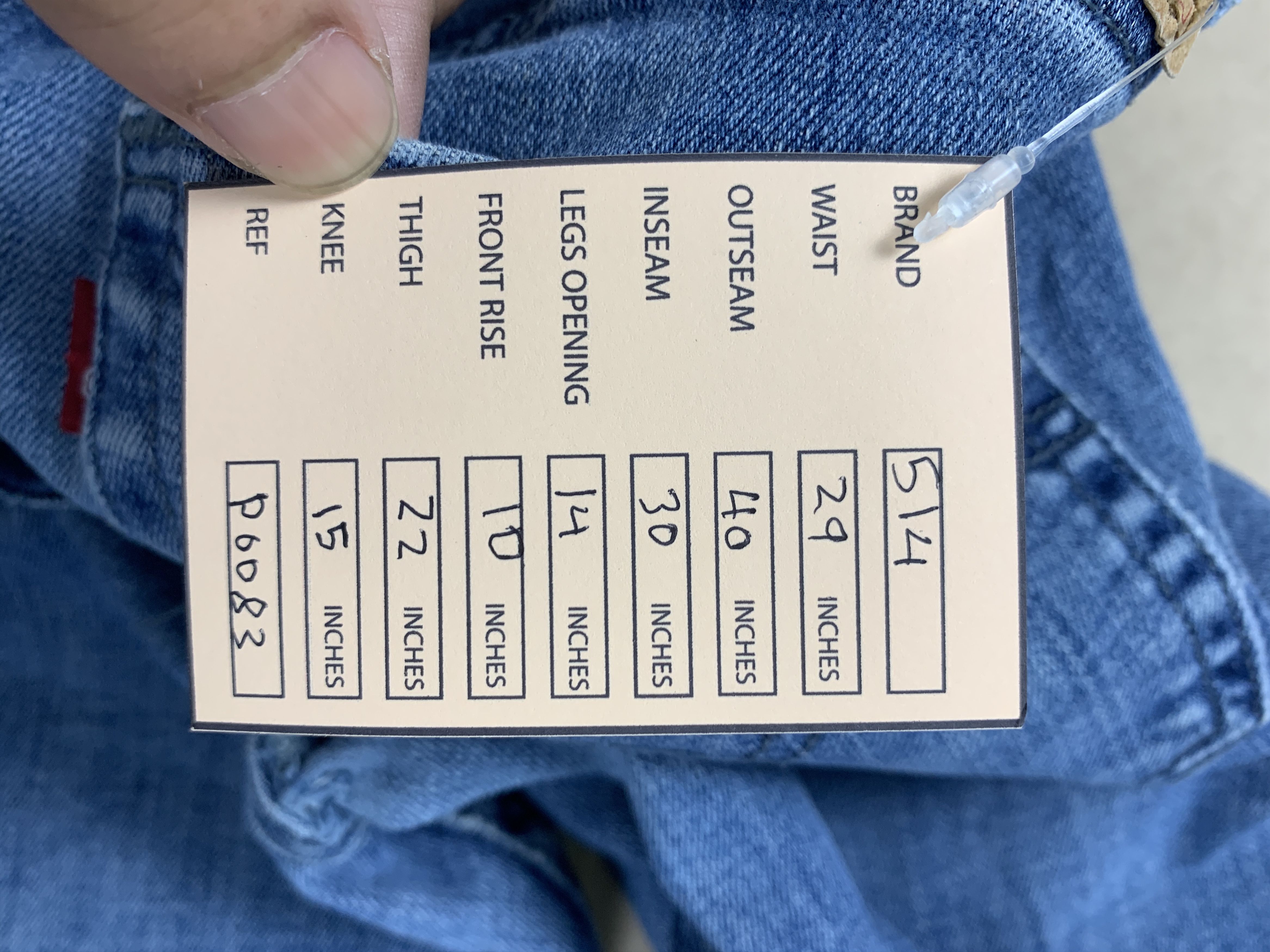 Levi's Vintage LEVI'S 514 Straightcut Mid Wash Jeans Size US 29 - 20 Thumbnail
