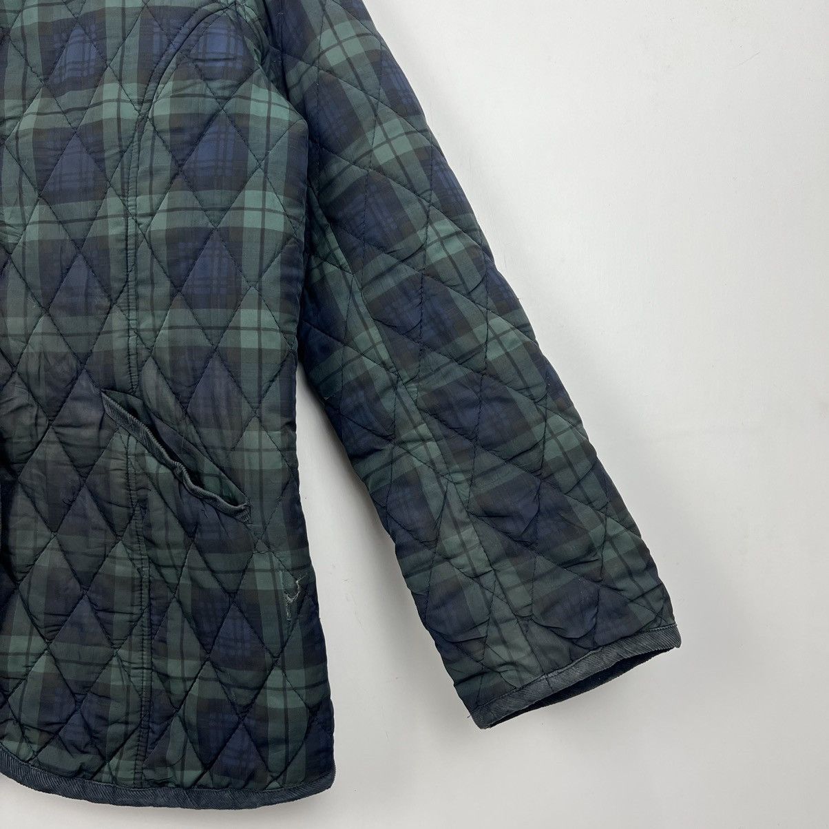 Beams Plus Vintage Beams Heart Checkered Quilted Hoodie Jacket J0035 Size US M / EU 48-50 / 2 - 3 Thumbnail