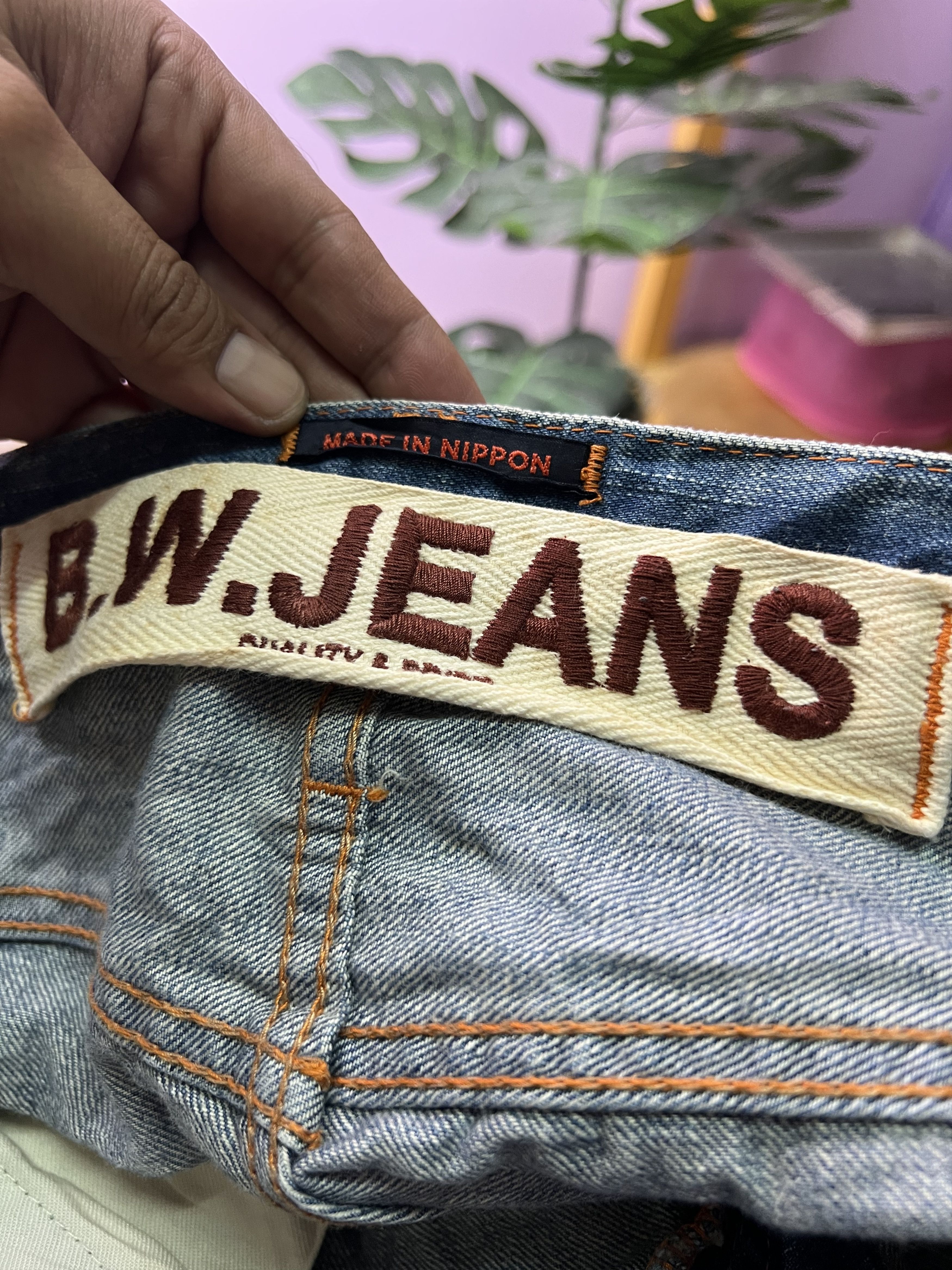 Japanese Brand 🔥Rare Vintage Blue Way Distressed Denim Size US 34 / EU 50 - 20 Thumbnail