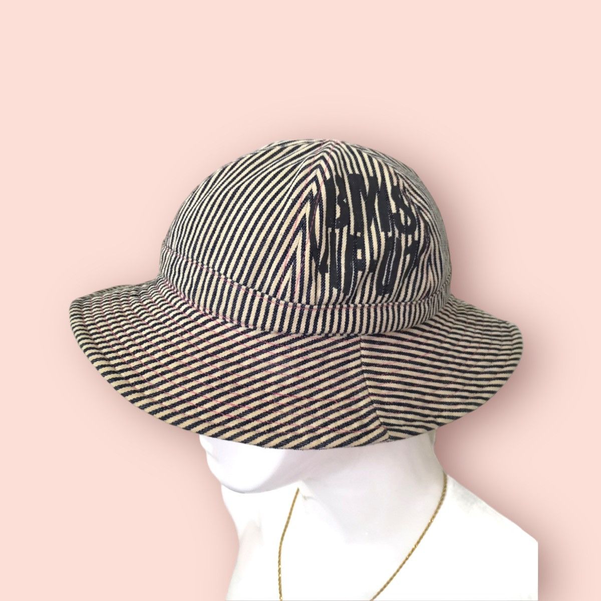 Beams Plus VINTAGE BEAMS HICKORY BUCKET HAT Size ONE SIZE - 2 Thumbnail