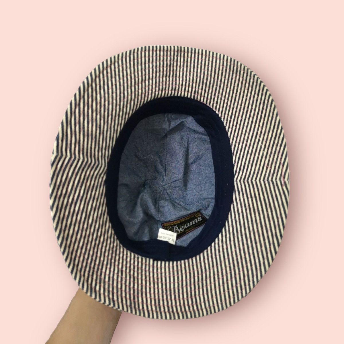 Beams Plus VINTAGE BEAMS HICKORY BUCKET HAT Size ONE SIZE - 18 Thumbnail