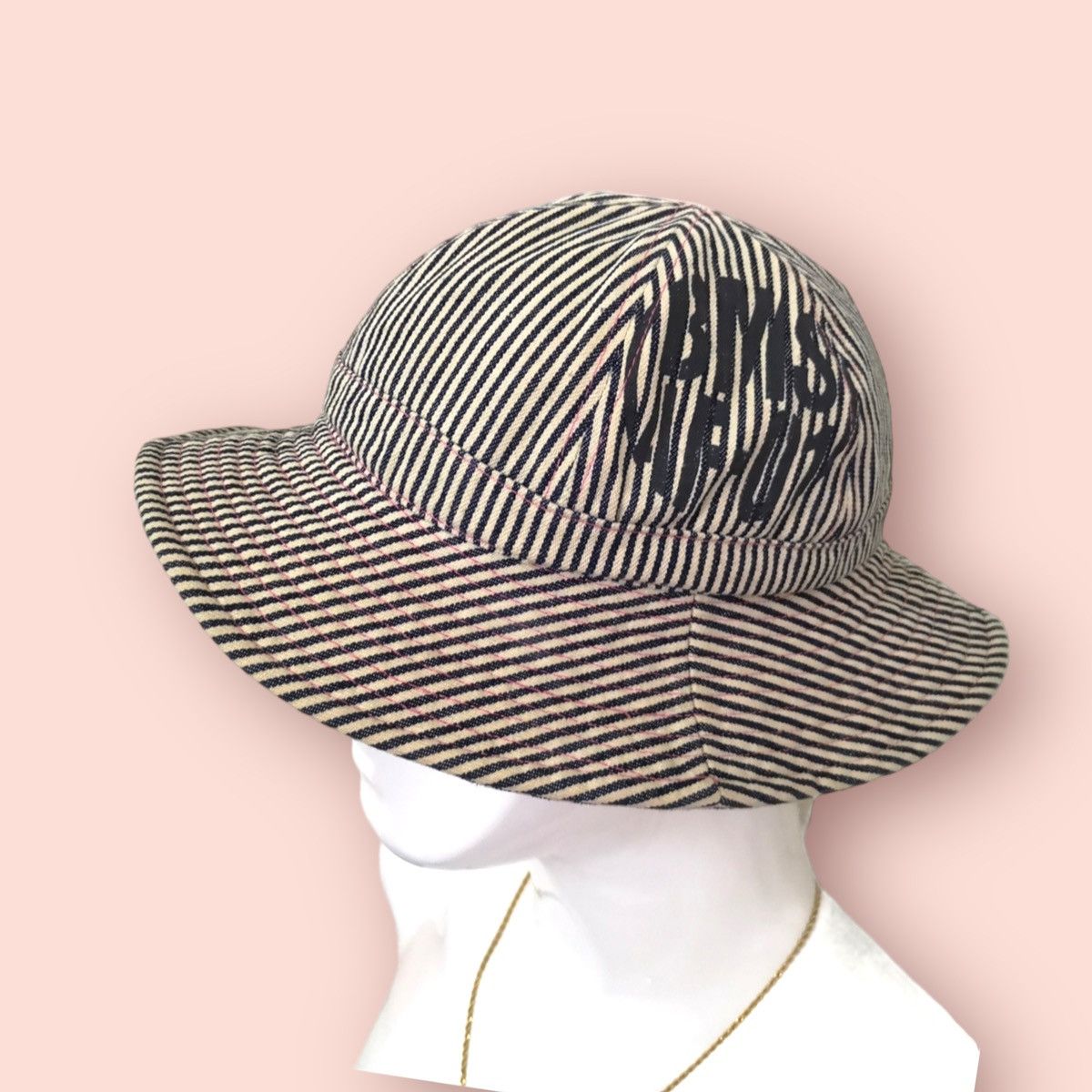 Beams Plus VINTAGE BEAMS HICKORY BUCKET HAT Size ONE SIZE - 12 Thumbnail