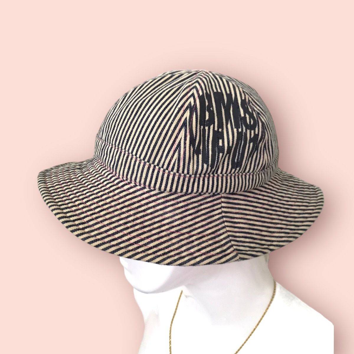 Beams Plus VINTAGE BEAMS HICKORY BUCKET HAT Size ONE SIZE - 8 Thumbnail