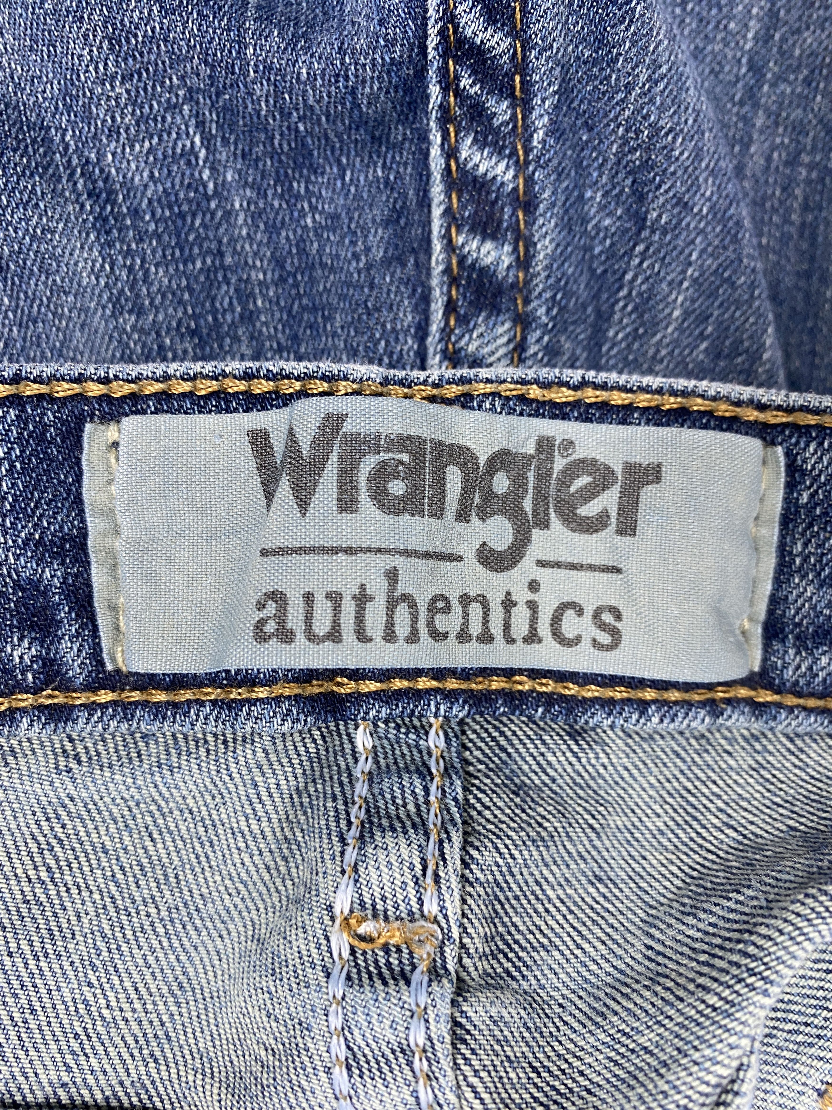 Vintage Vintage Wrangler Straight Cut Faded Blue Jeans P0460 Size US 34 / EU 50 - 7 Thumbnail