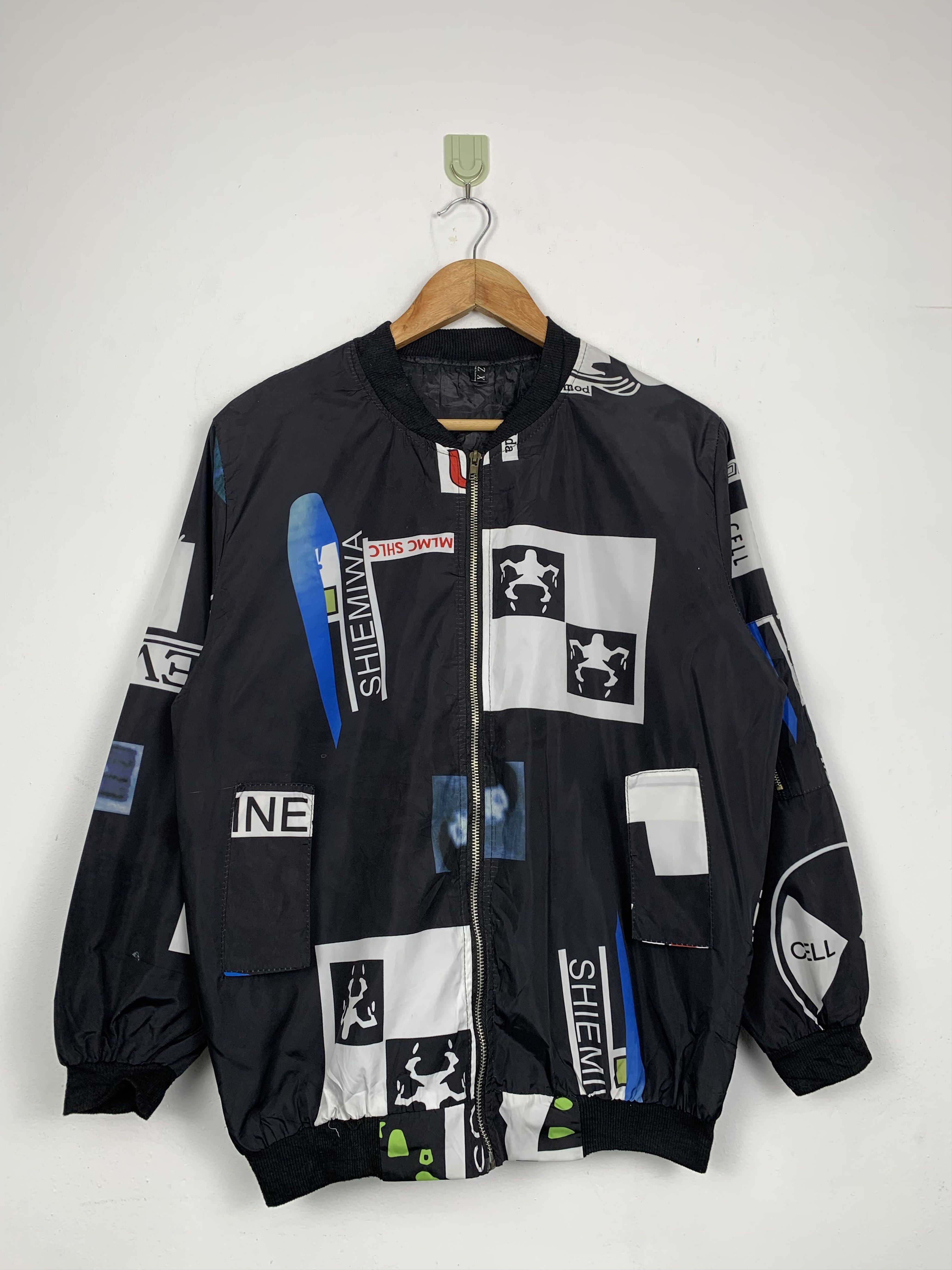 ウェア Grailed Japanese Brand Vintage ZX Nuclear Pattern Zip Jacket | Grailed