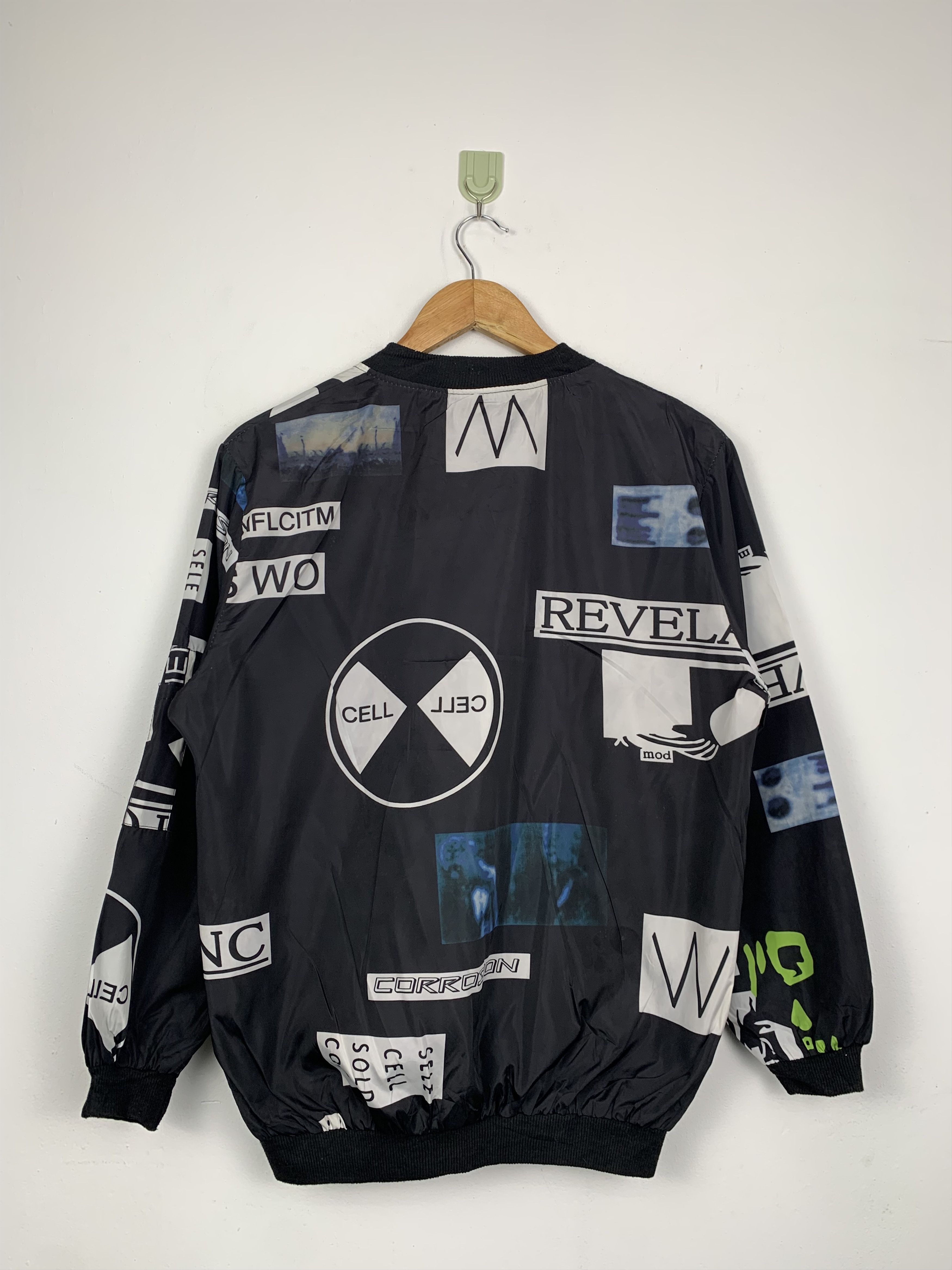Japanese Brand Vintage ZX Nuclear Pattern Zip Jacket Size US S / EU 44-46 / 1 - 9 Thumbnail