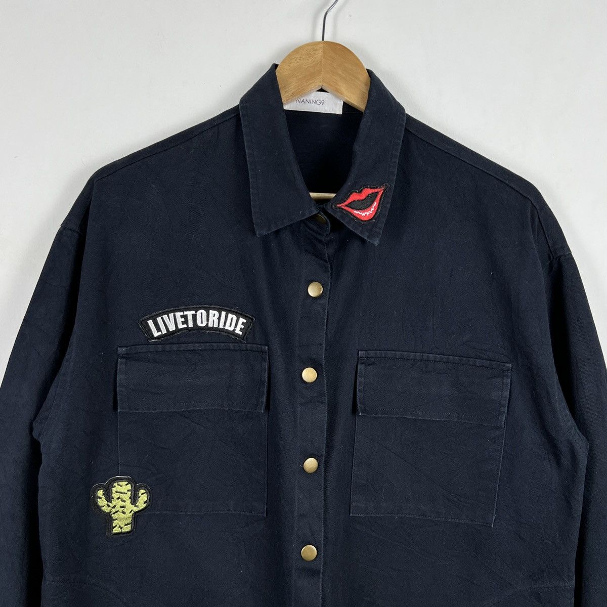 Vintage Vintage Naning9 with Patches Button Up Jacket Size US S / EU 44-46 / 1 - 2 Thumbnail