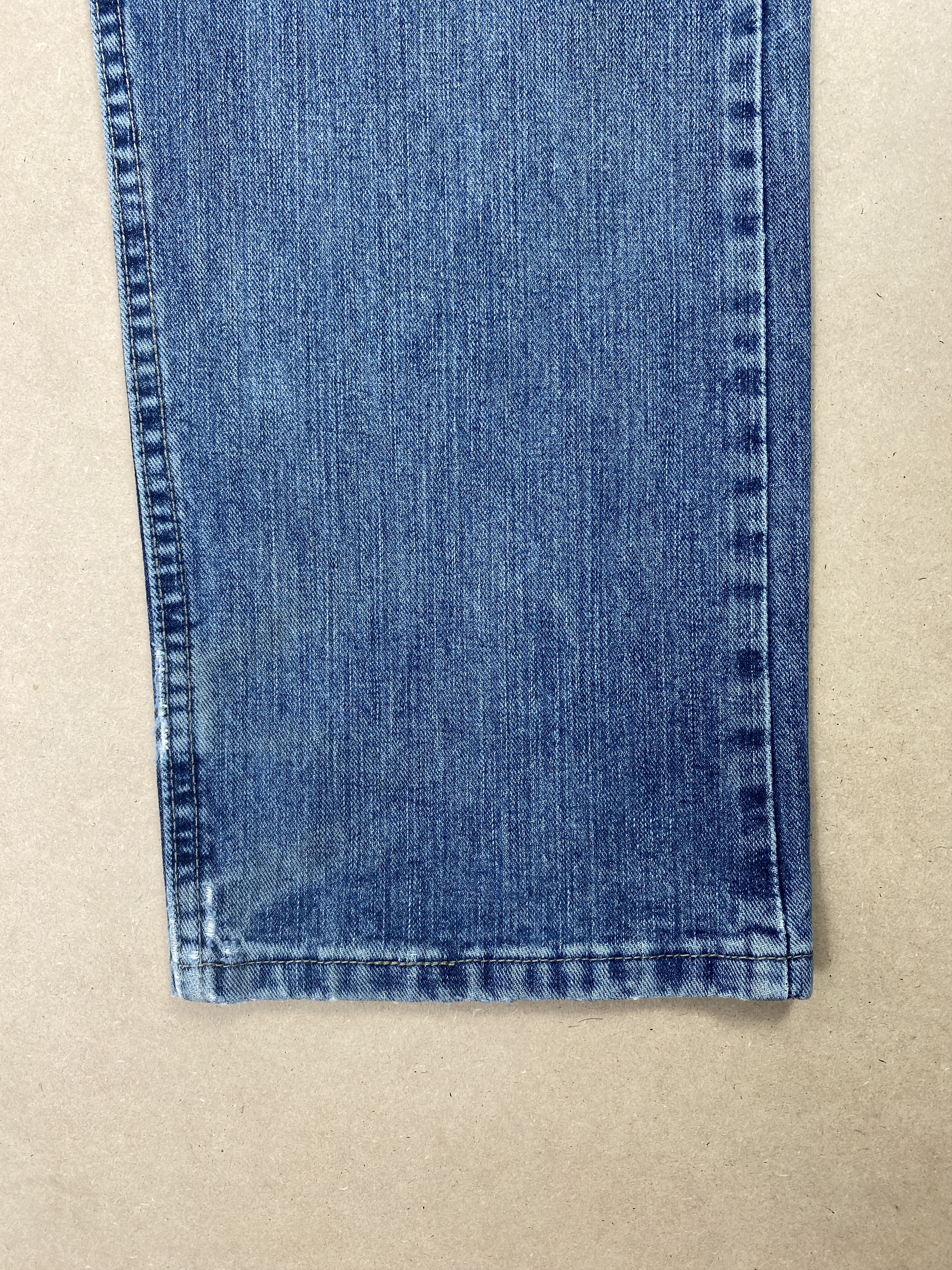 Lee Vintage Lee Straight Cut Distressed Faded Blue Jeans Size US 40 / EU 56 - 4 Thumbnail