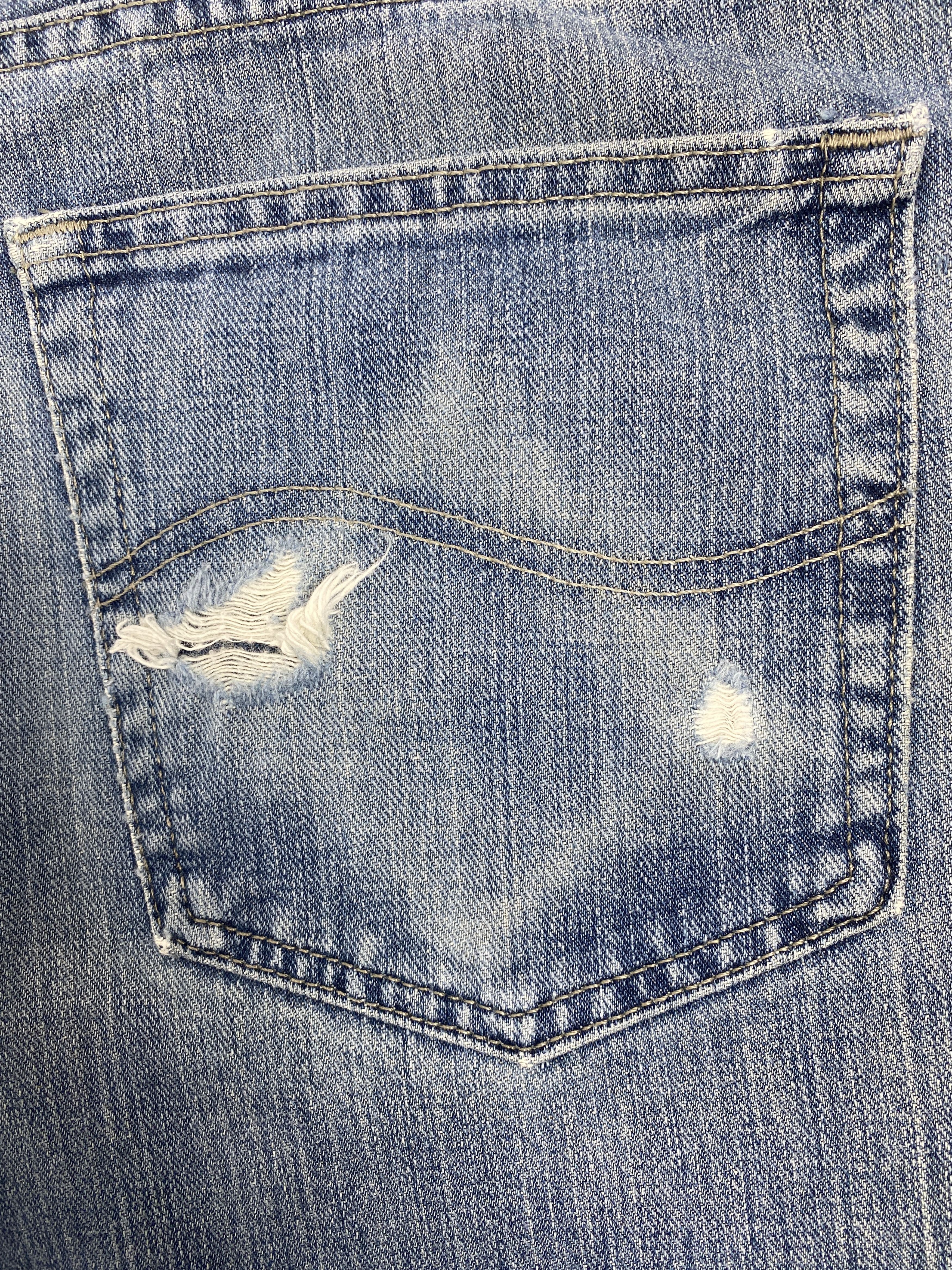 Lee Vintage Lee Straight Cut Distressed Faded Blue Jeans Size US 40 / EU 56 - 8 Thumbnail