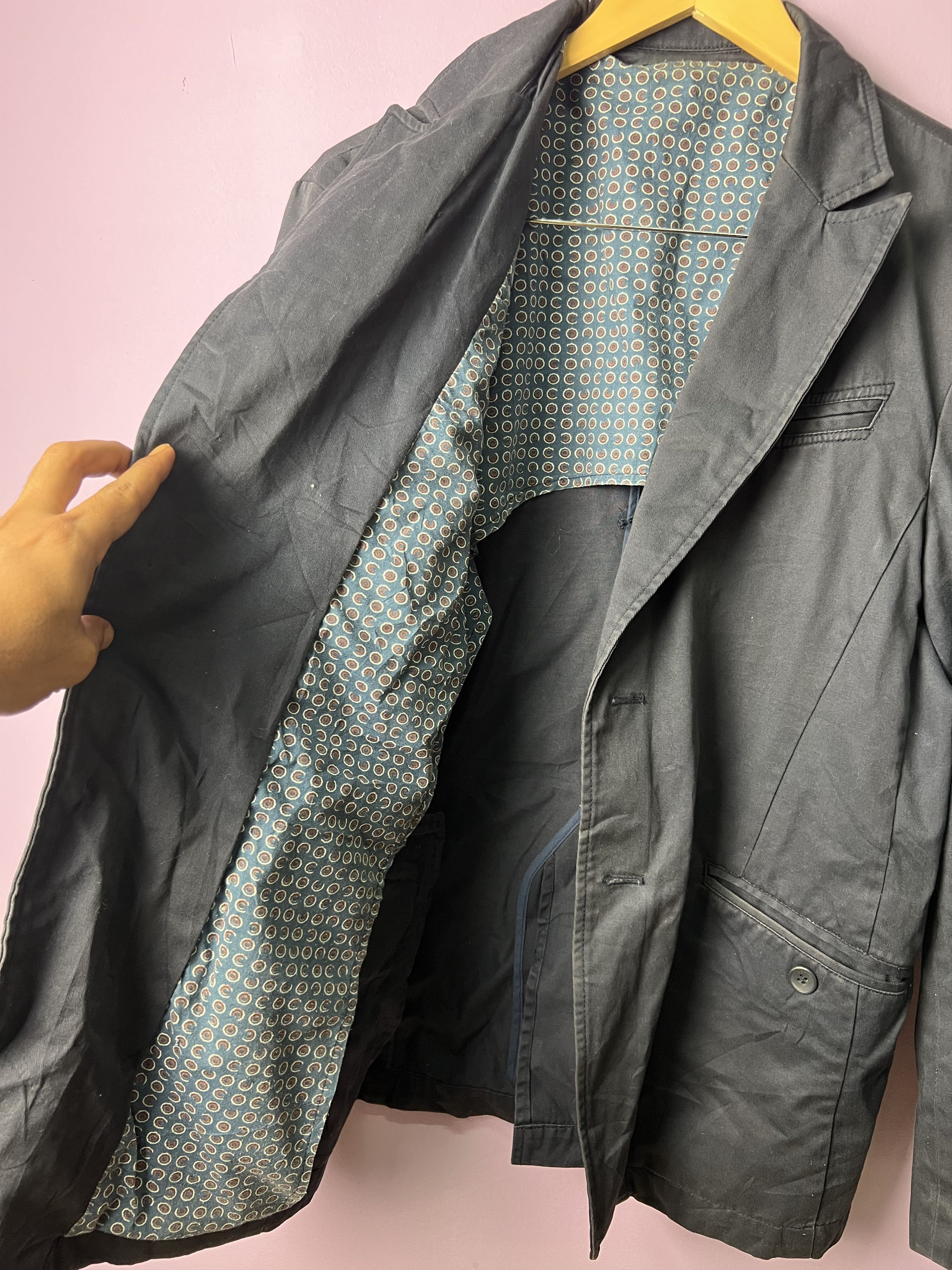Japanese Brand 🔥Vintage Bottle Elbow Patch Casual Blazers Size US S / EU 44-46 / 1 - 11 Thumbnail