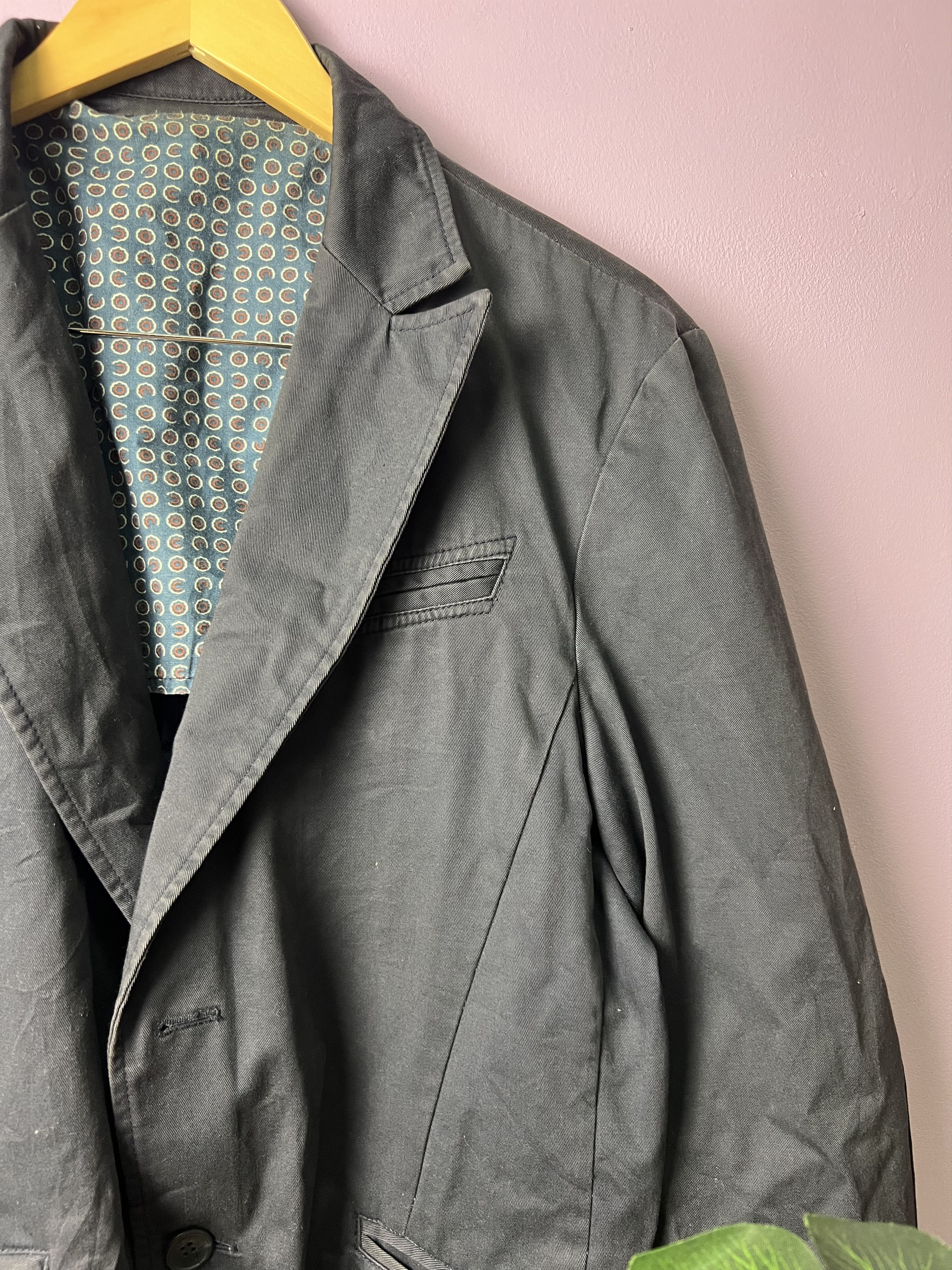Japanese Brand 🔥Vintage Bottle Elbow Patch Casual Blazers Size US S / EU 44-46 / 1 - 6 Thumbnail