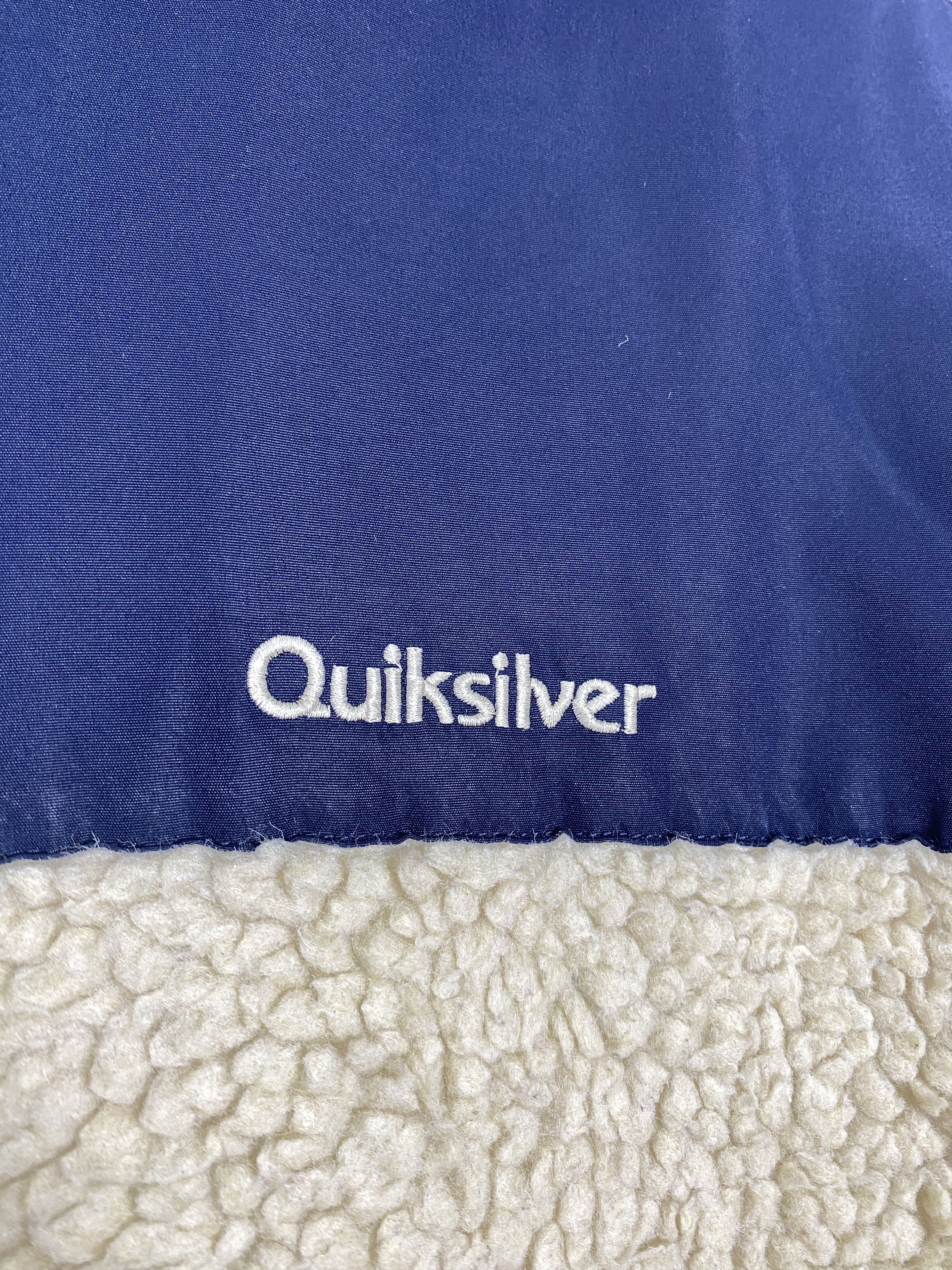 Quiksilver Vintage Quiksilver Hoodie Sherpa Zip Up Jacket J1337 Size US S / EU 44-46 / 1 - 5 Thumbnail