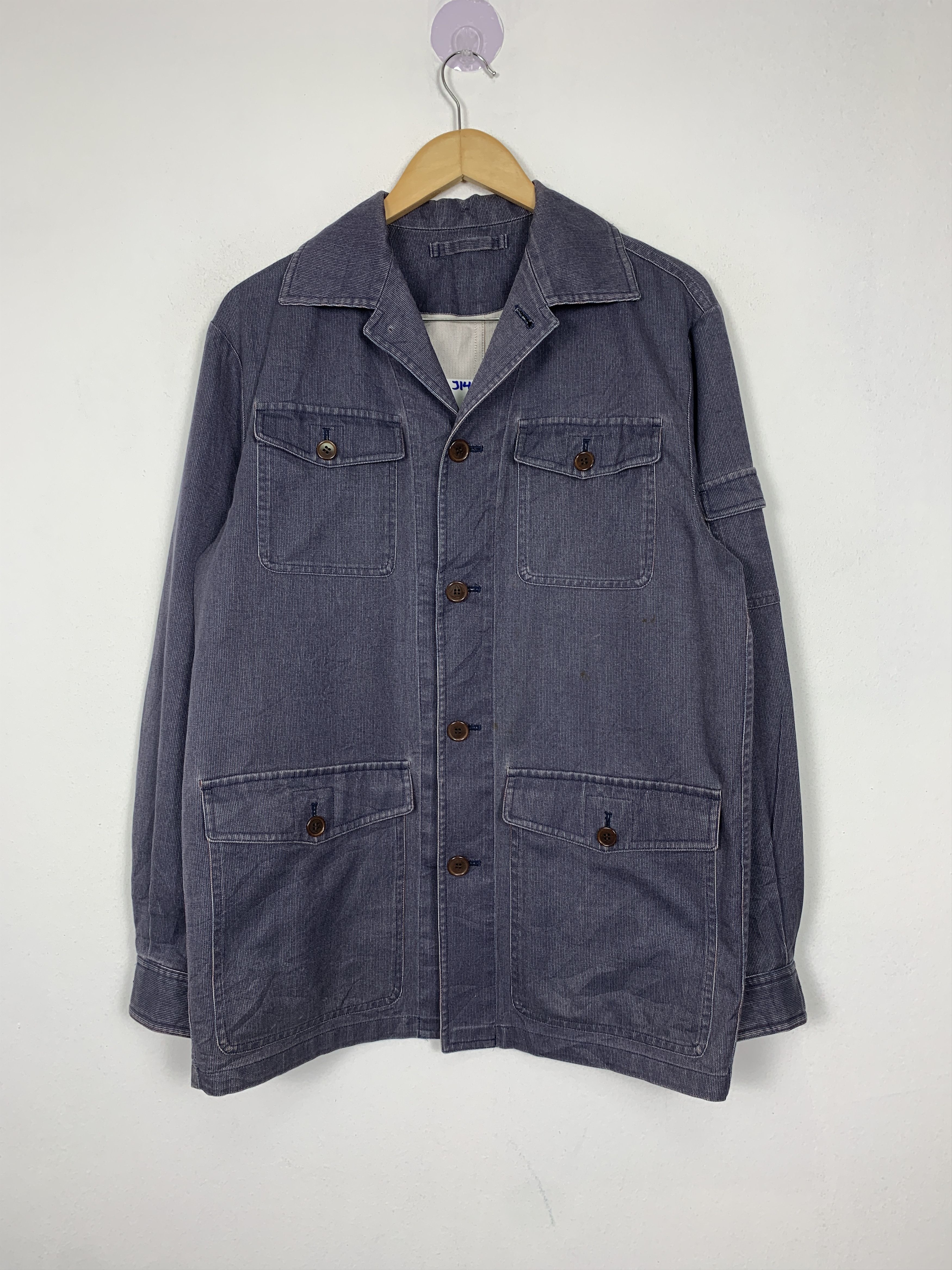 Vintage Vintage TESSUTI DI SONDRIO Workwear Blazzer Jacket J1441 Size US S / EU 44-46 / 1 - 1 Thumbnail