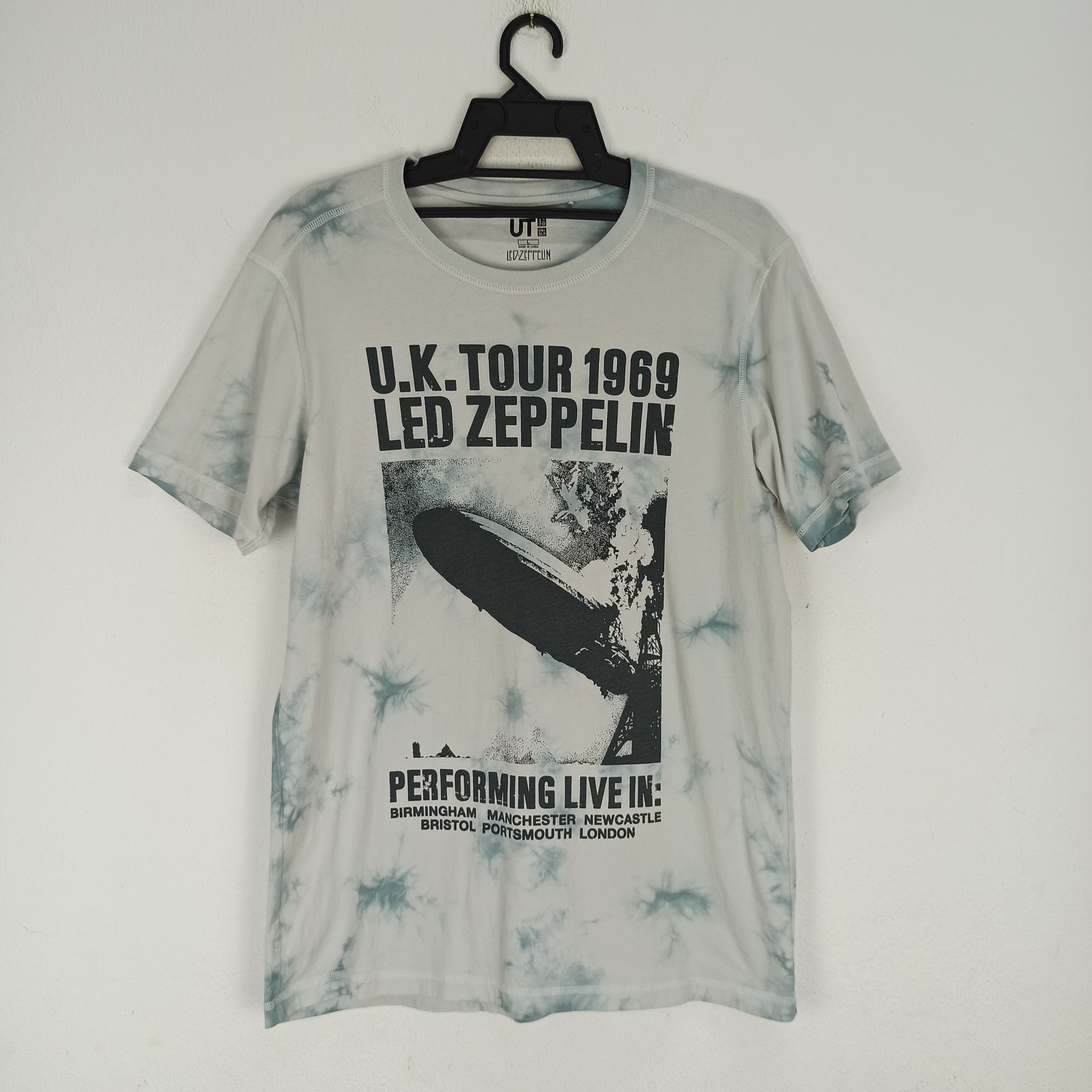 Band Tees 🔥Vintage🔥 Led Zeppelin Dye Tie X Uniqlo Size US M / EU 48-50 / 2 - 1 Thumbnail