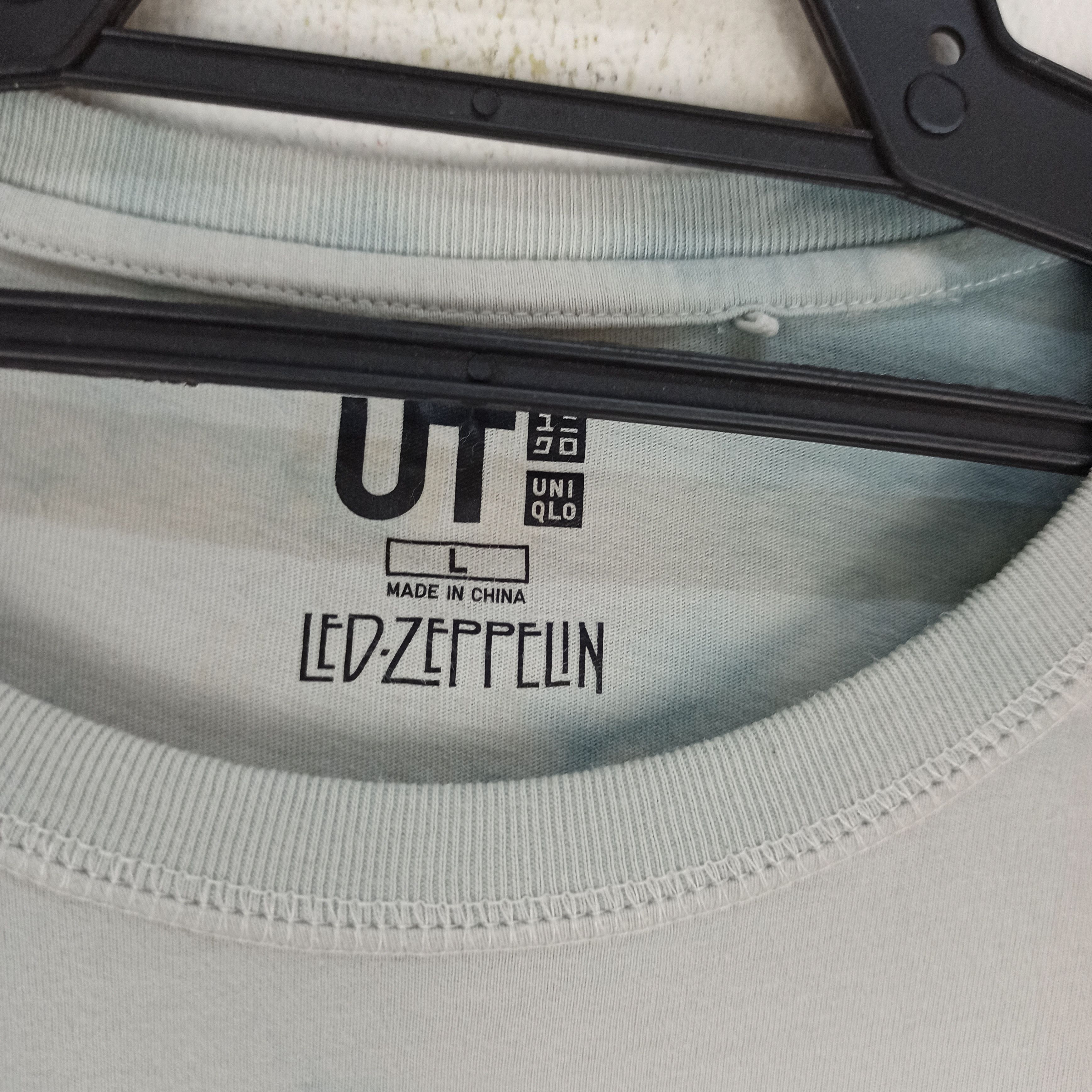 Band Tees 🔥Vintage🔥 Led Zeppelin Dye Tie X Uniqlo Size US M / EU 48-50 / 2 - 5 Thumbnail