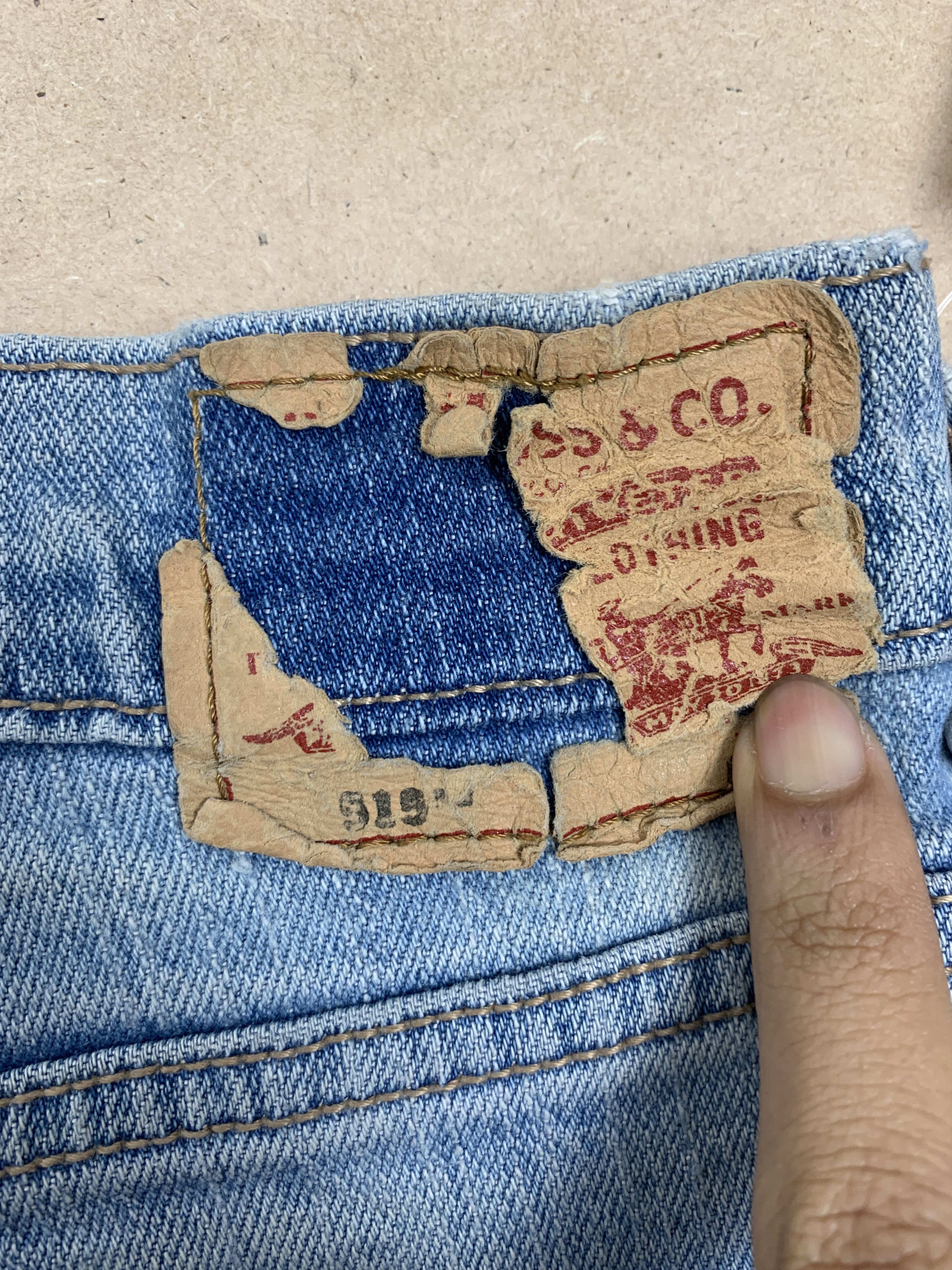 Levi's Vintage Levis 515 Boot Cut Faded Stone Wash Jeans Size US 30 / EU 46 - 9 Thumbnail
