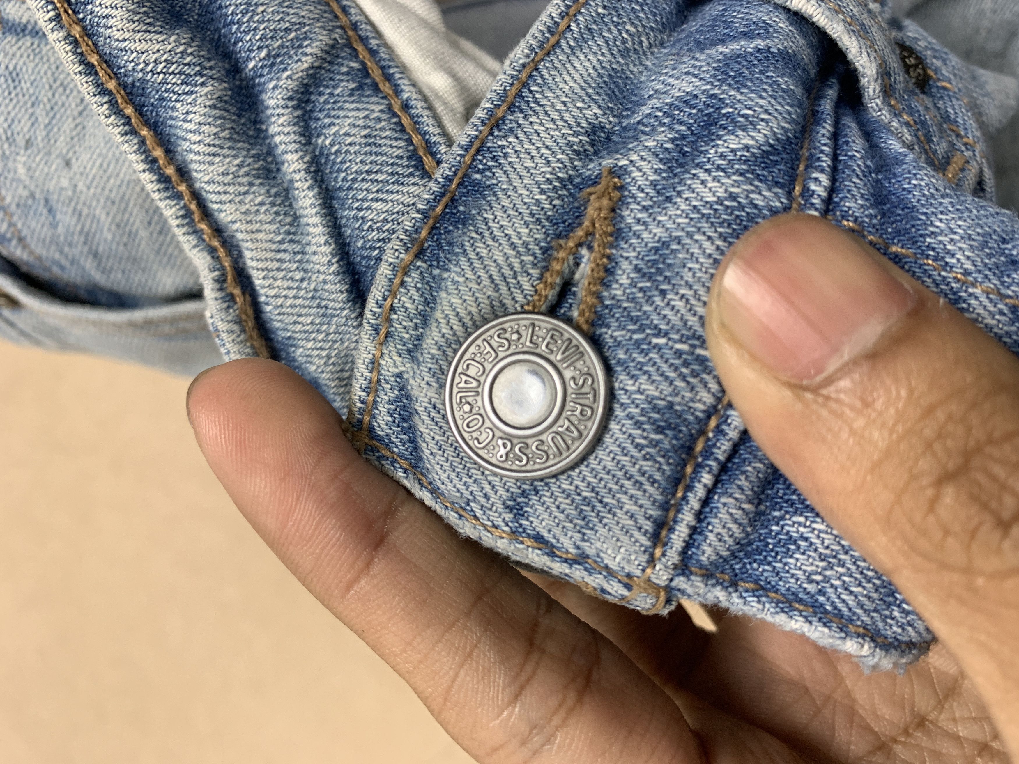 Levi's Vintage Levis 515 Boot Cut Faded Stone Wash Jeans Size US 30 / EU 46 - 14 Thumbnail