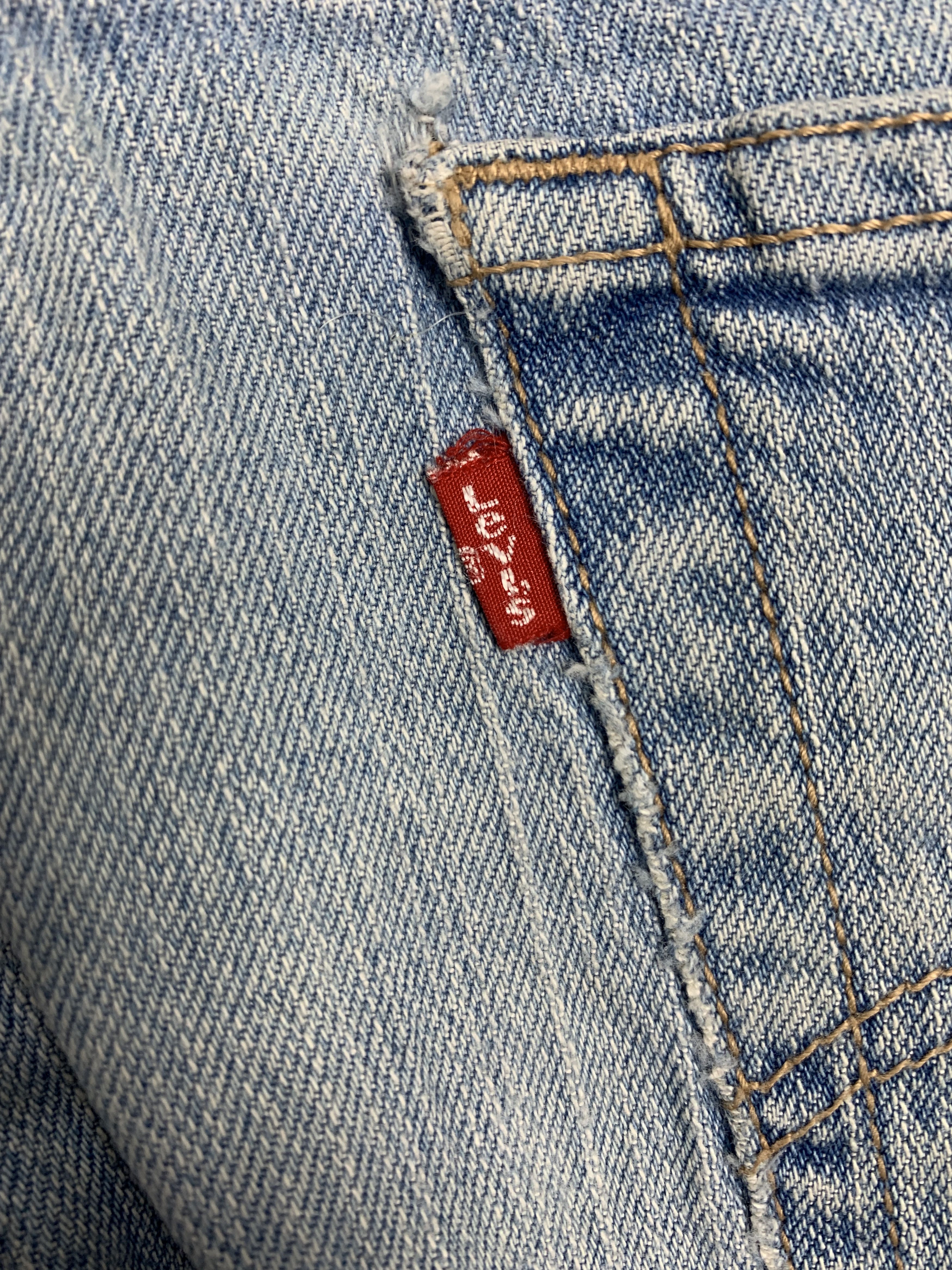Levi's Vintage Levis 515 Boot Cut Faded Stone Wash Jeans Size US 30 / EU 46 - 10 Thumbnail
