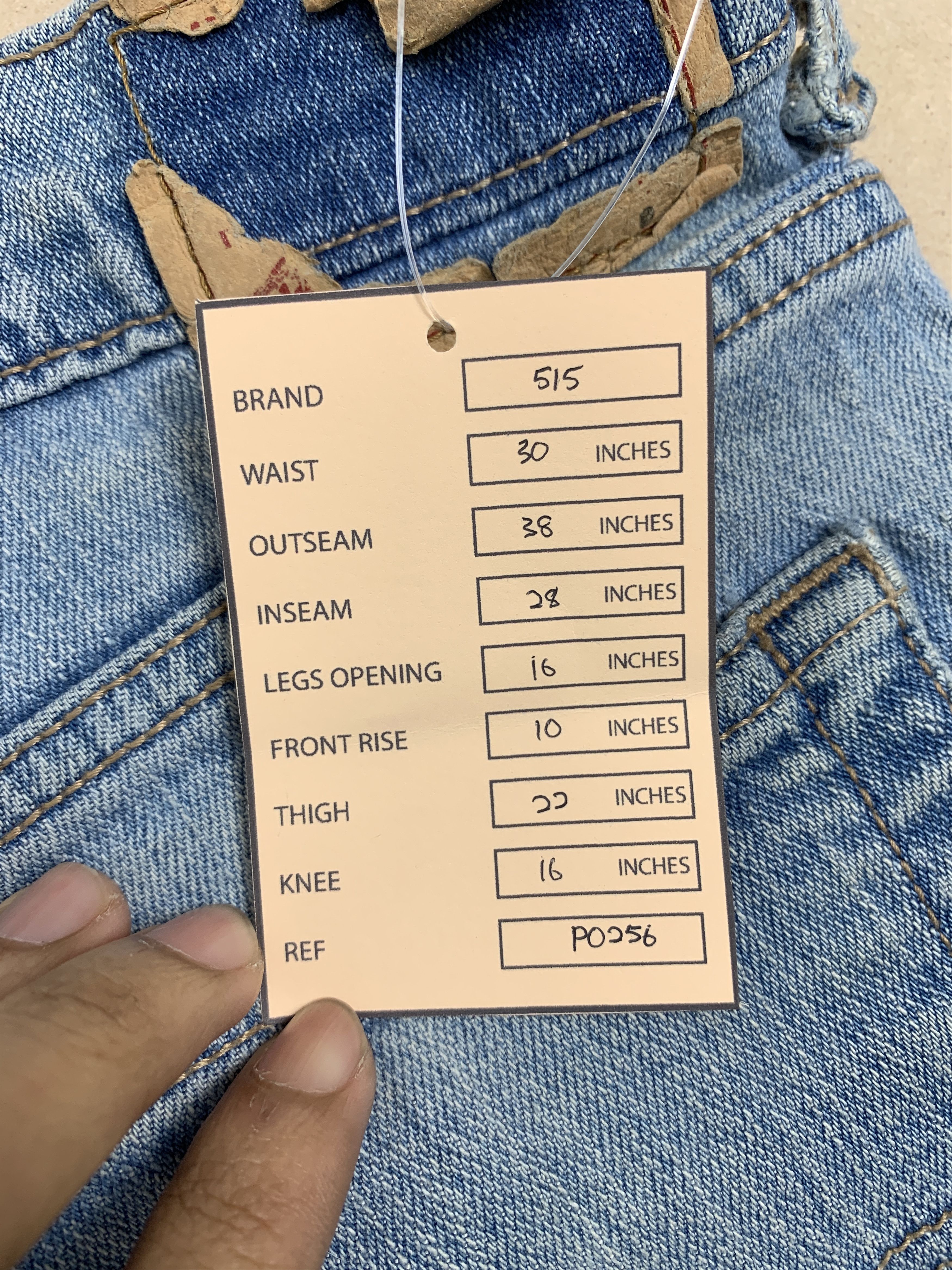 Levi's Vintage Levis 515 Boot Cut Faded Stone Wash Jeans Size US 30 / EU 46 - 16 Thumbnail
