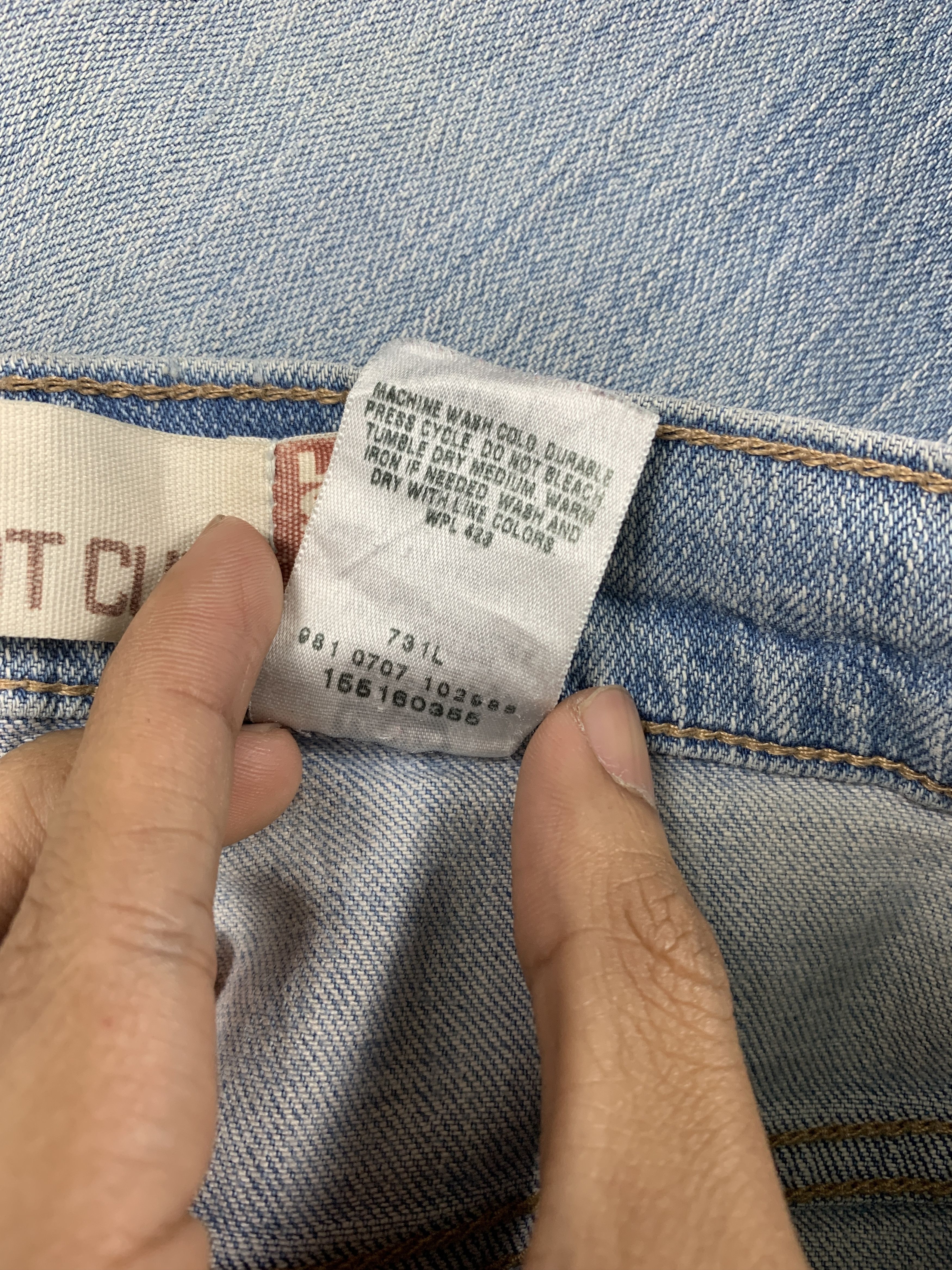 Levi's Vintage Levis 515 Boot Cut Faded Stone Wash Jeans Size US 30 / EU 46 - 12 Thumbnail