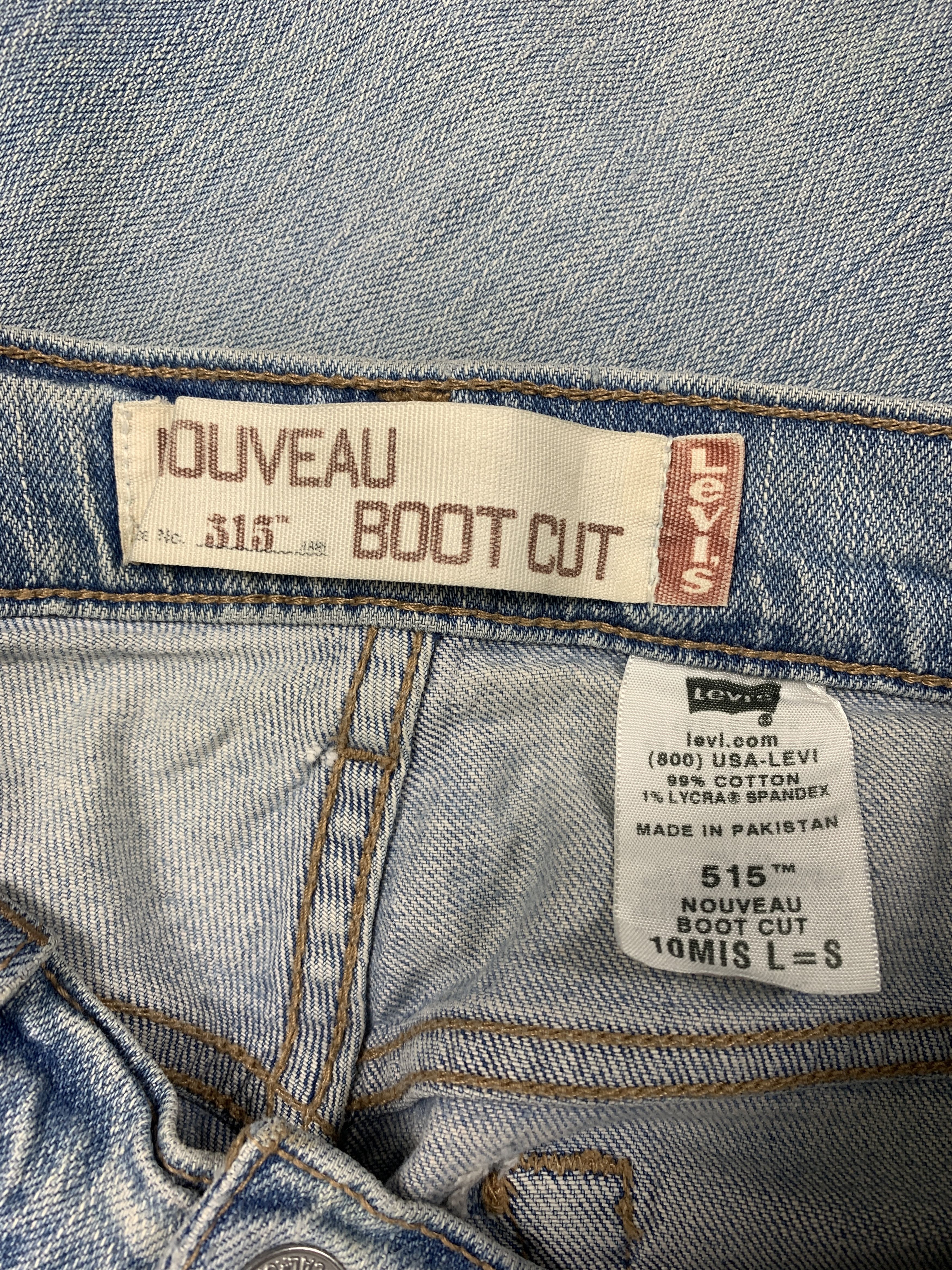 Levi's Vintage Levis 515 Boot Cut Faded Stone Wash Jeans Size US 30 / EU 46 - 11 Thumbnail