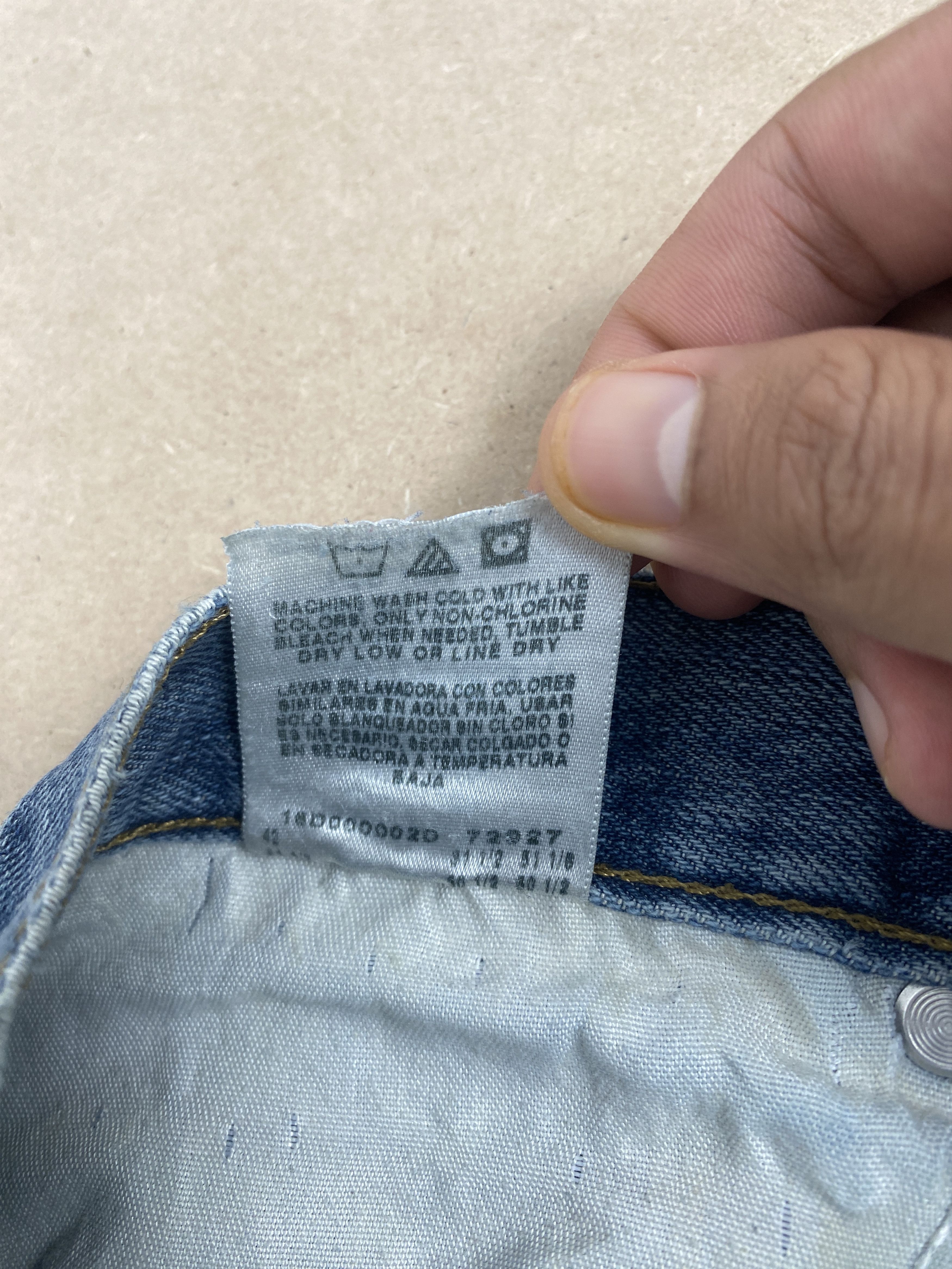 Lee × Vintage Vintage Lee Carpenter Straight Cut Faded Blue Jeans Size US 41 - 12 Thumbnail