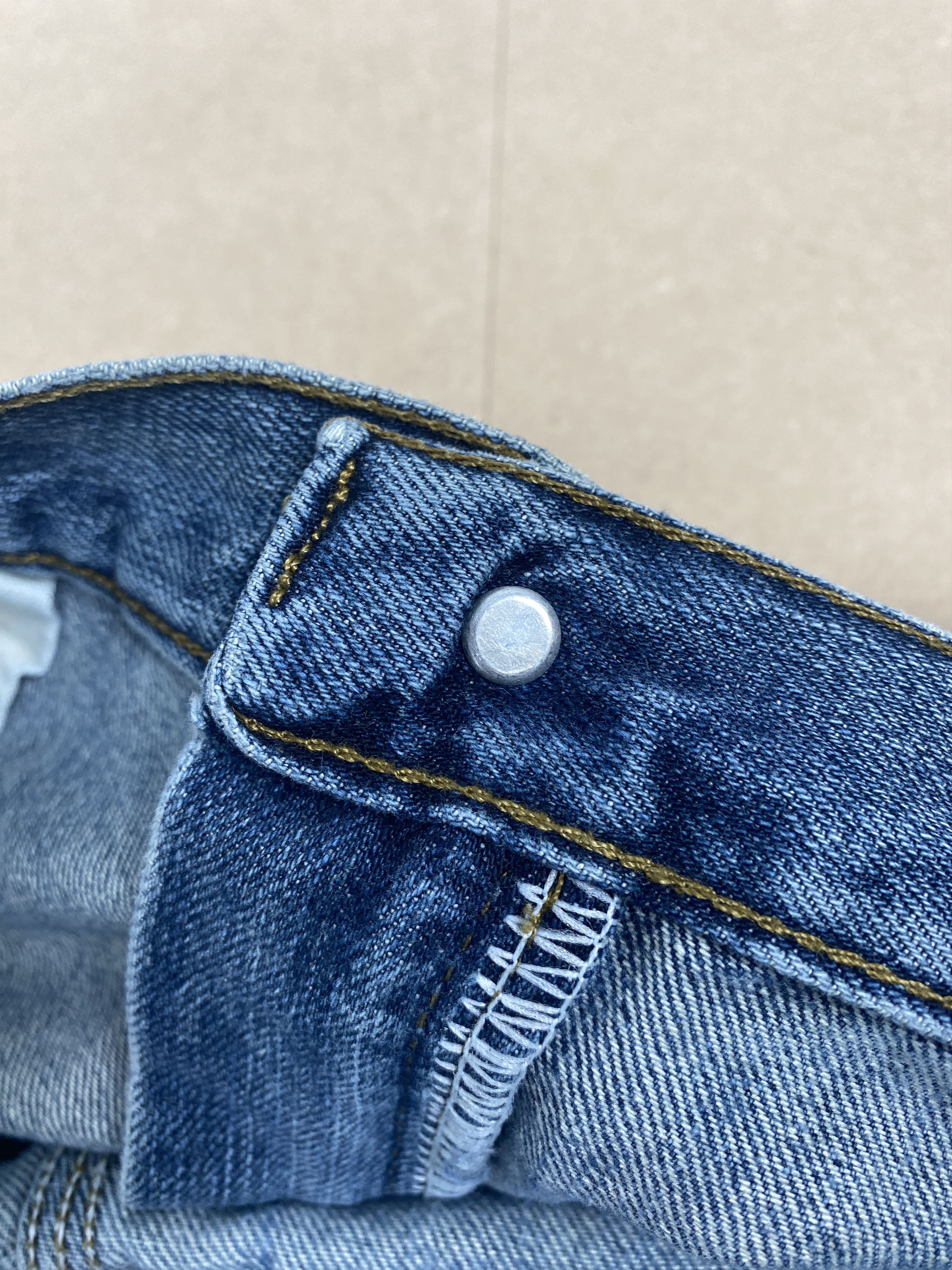Lee × Vintage Vintage Lee Carpenter Straight Cut Faded Blue Jeans Size US 41 - 13 Thumbnail