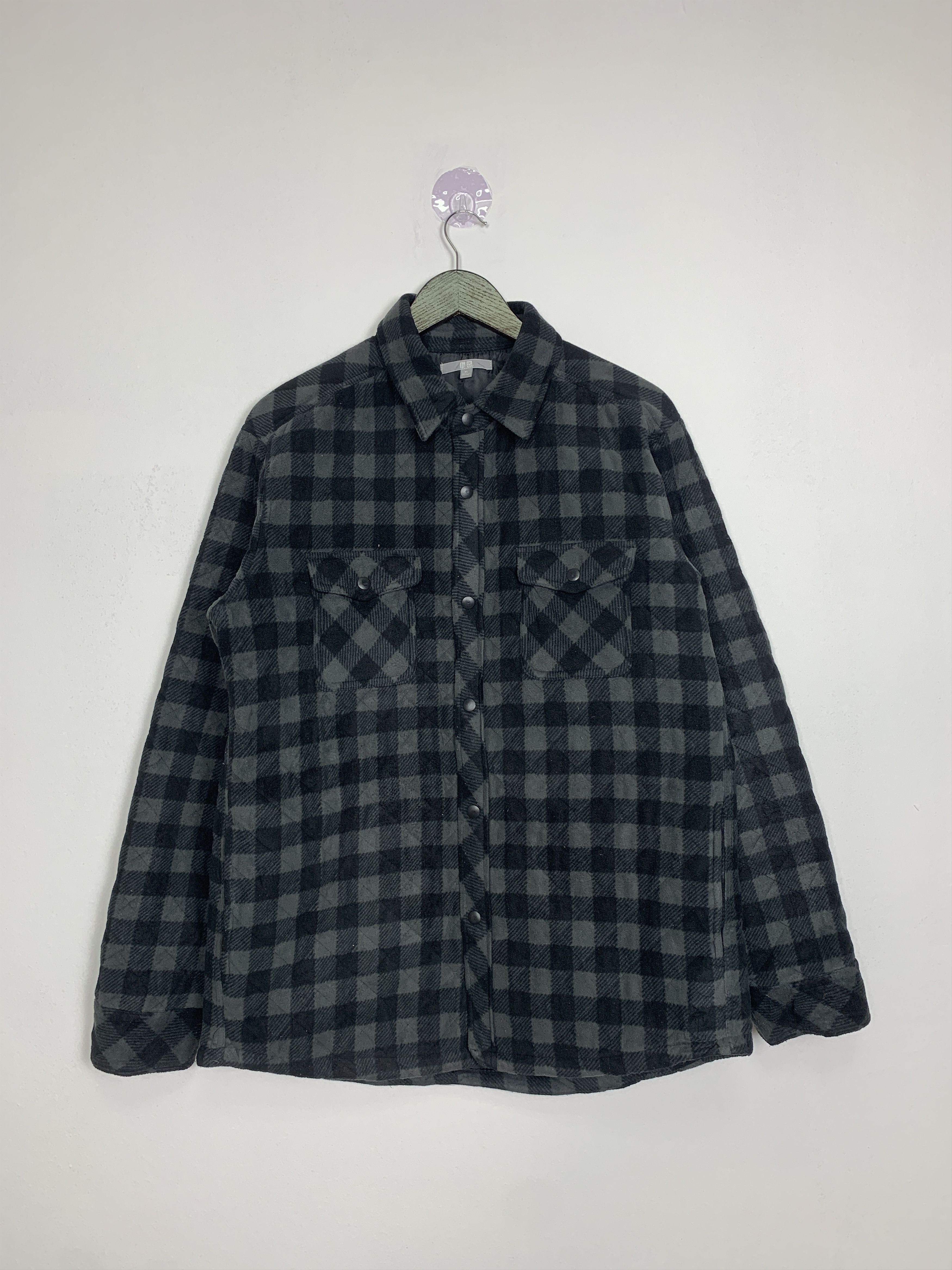 Uniqlo Vintage UNIQLO Flannel Quilted Lining J0764 Size US L / EU 52-54 / 3 - 1 Thumbnail