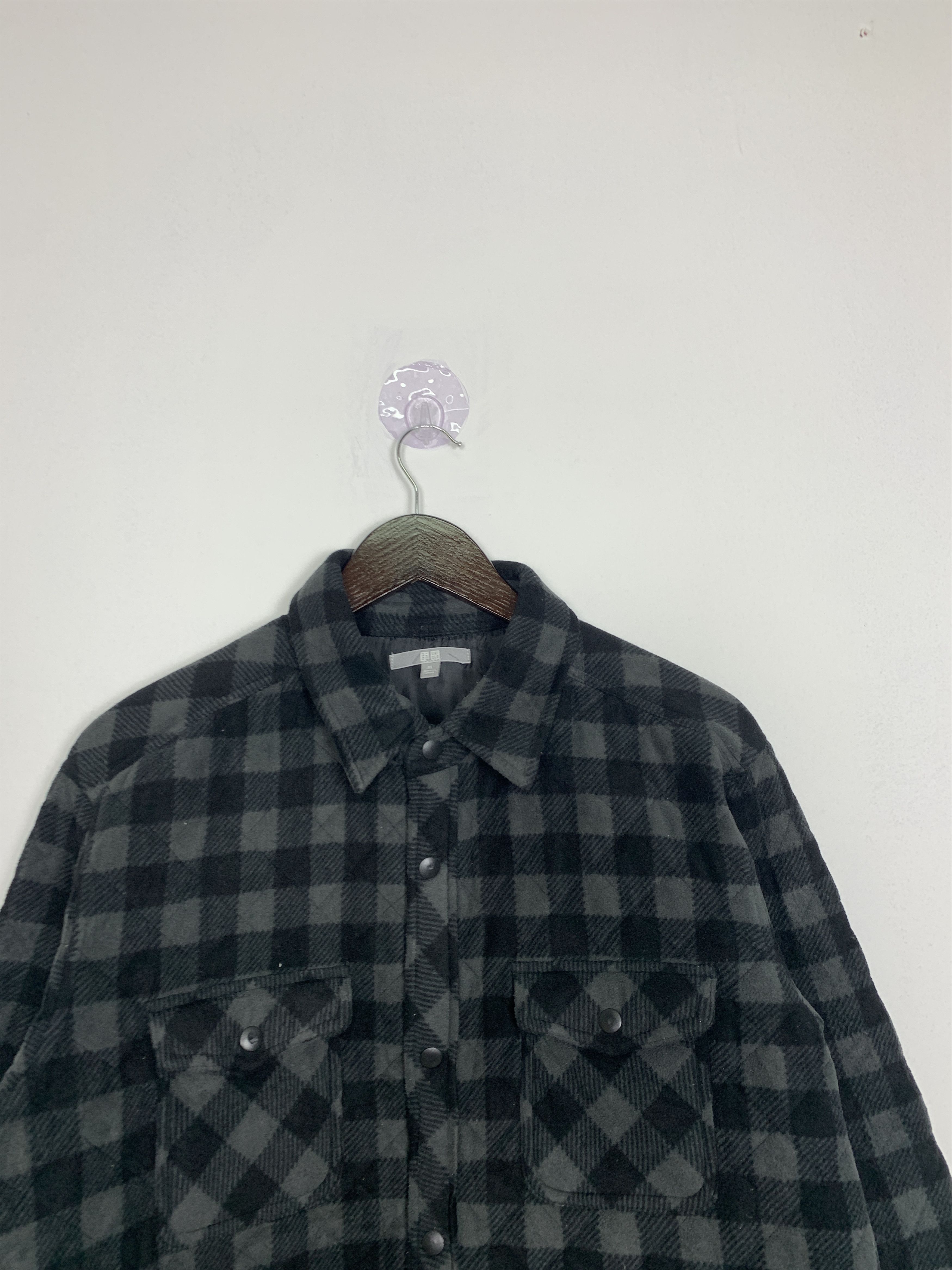 Uniqlo Vintage UNIQLO Flannel Quilted Lining J0764 Size US L / EU 52-54 / 3 - 2 Thumbnail
