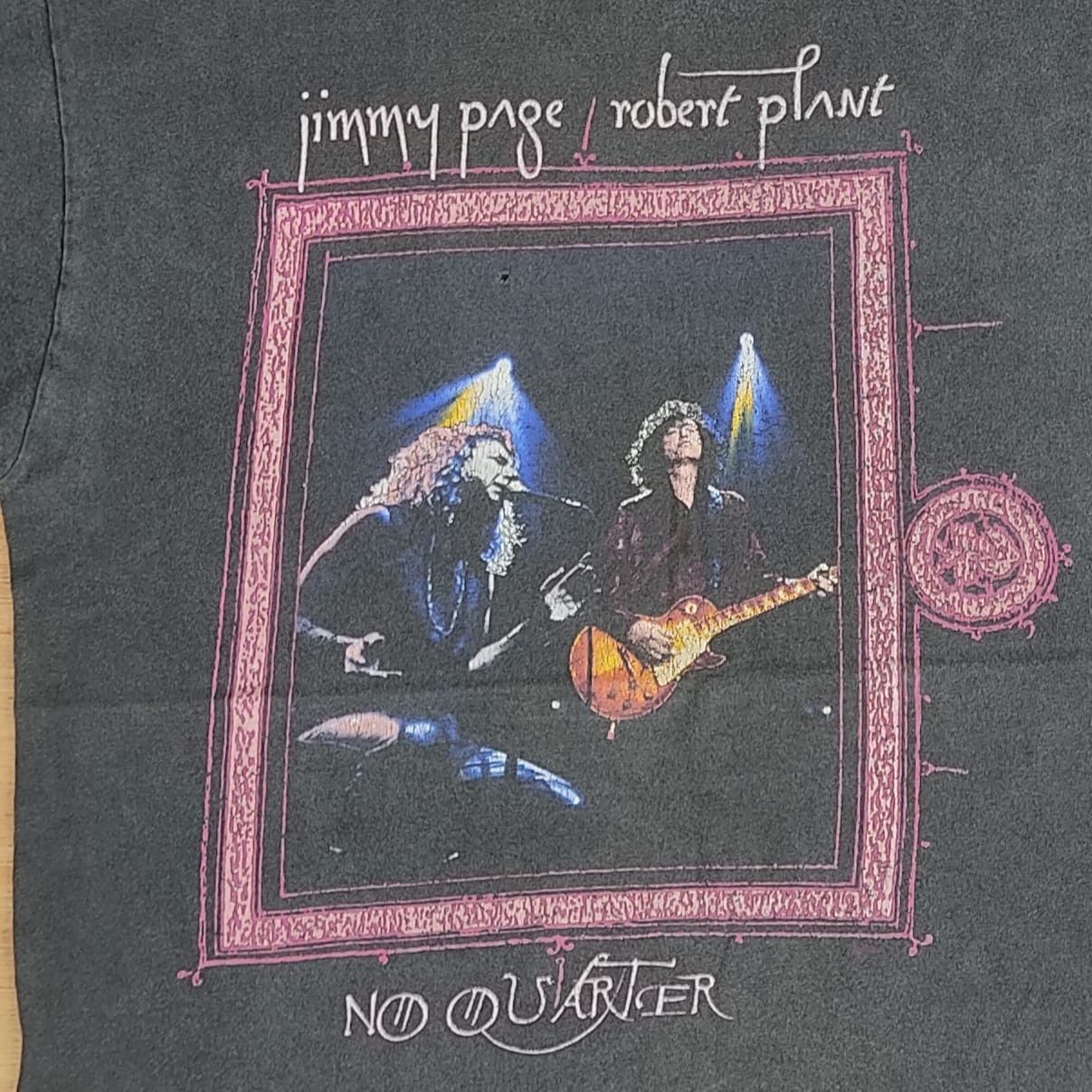 Band Tees × Vintage vintage tee B16 Jimmy Page Robert Plant Size US L / EU 52-54 / 3 - 2 Thumbnail