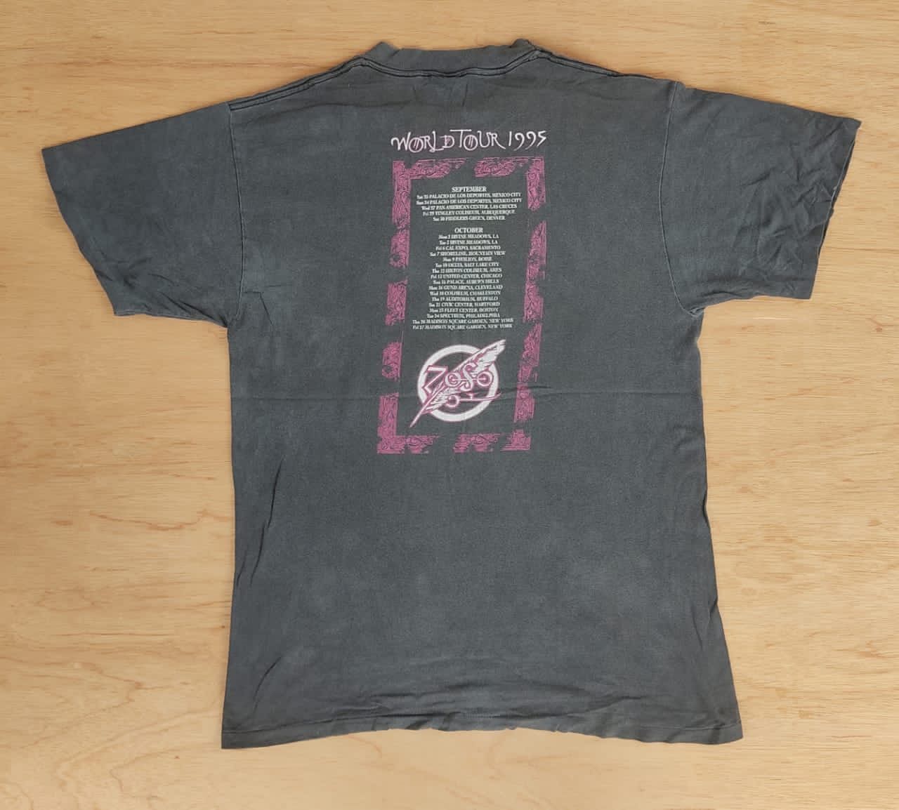 Band Tees × Vintage vintage tee B16 Jimmy Page Robert Plant Size US L / EU 52-54 / 3 - 3 Thumbnail
